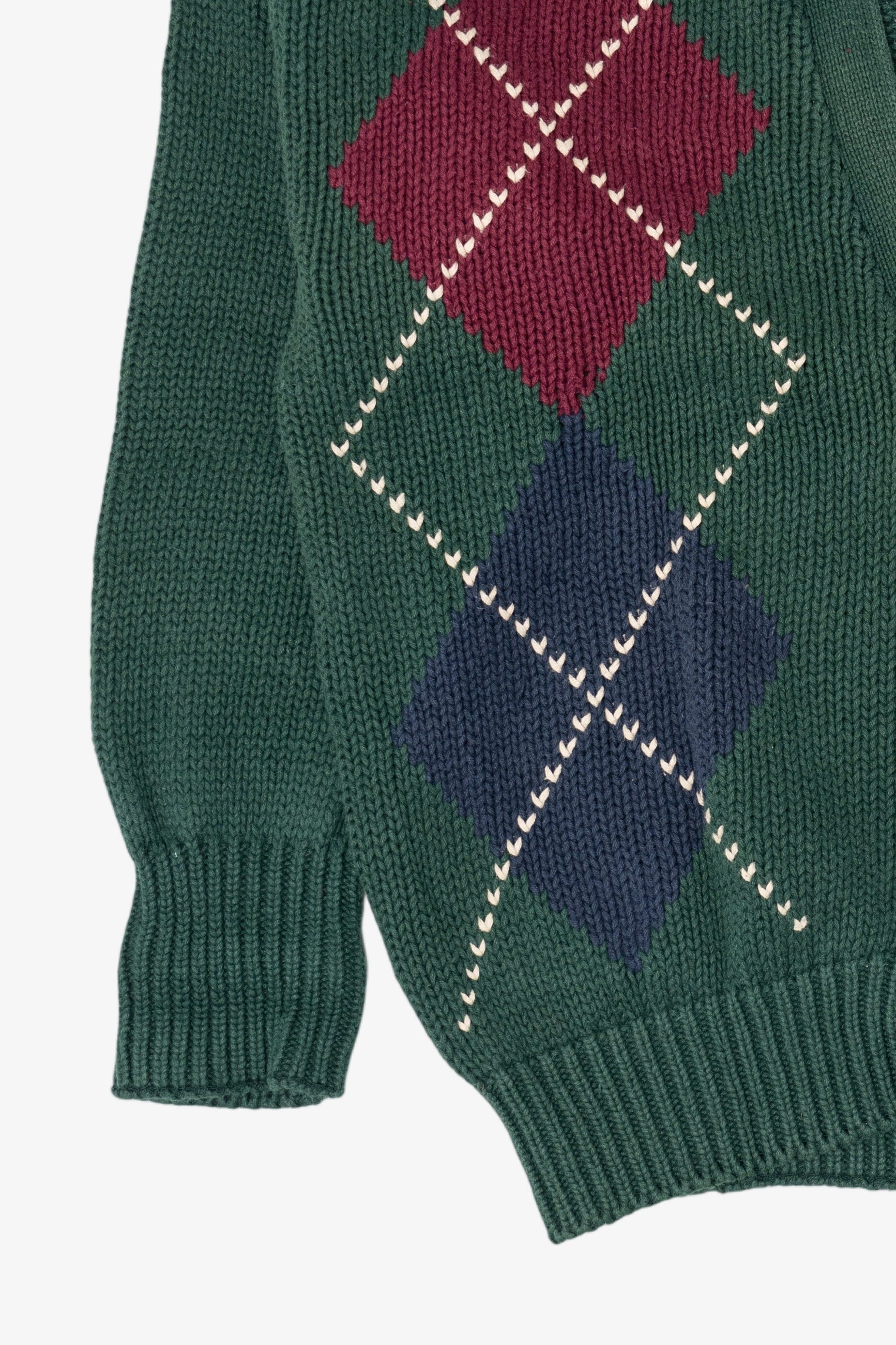 Vintage Green Structure Cardigan (1990s)