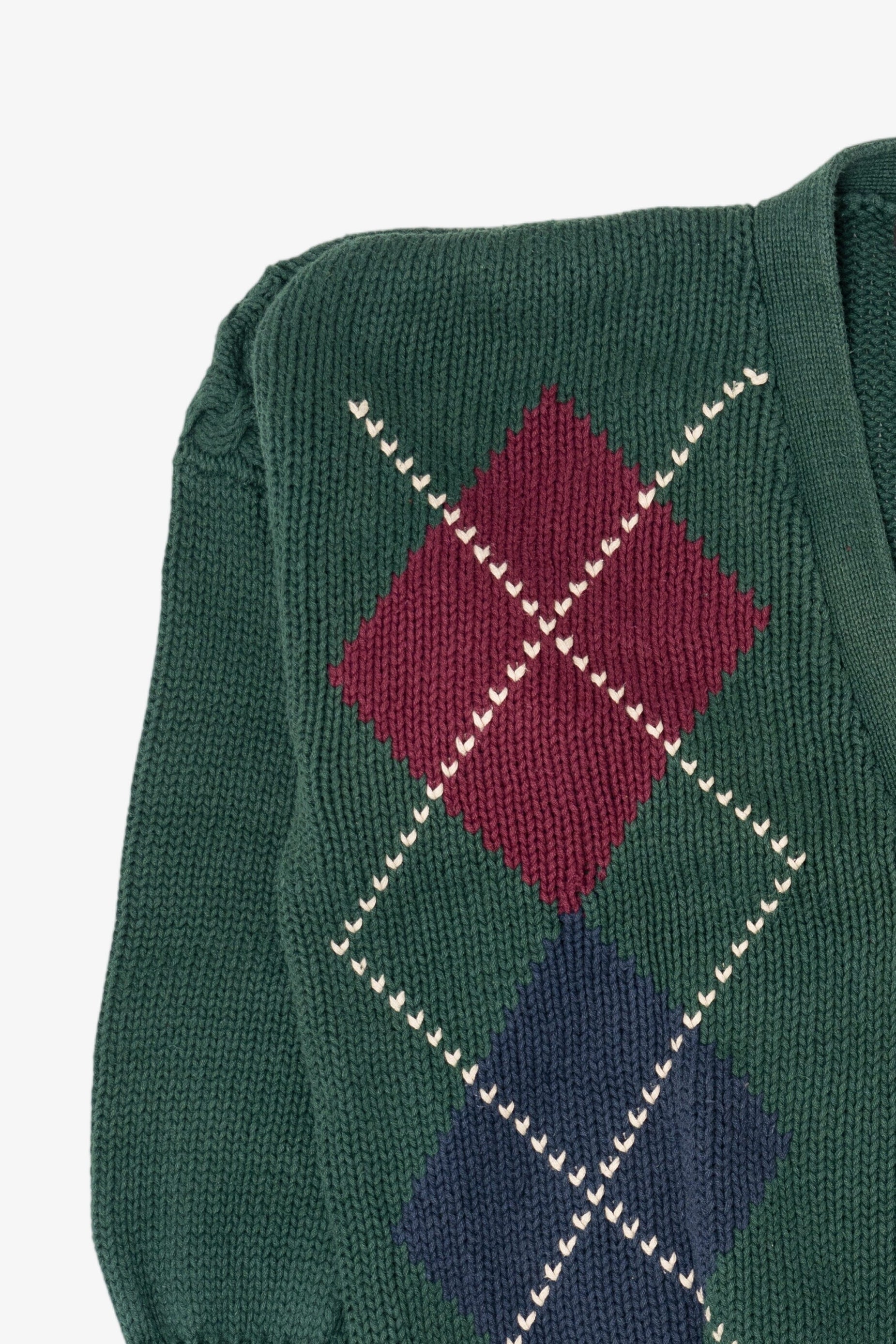 Vintage Green Structure Cardigan (1990s)