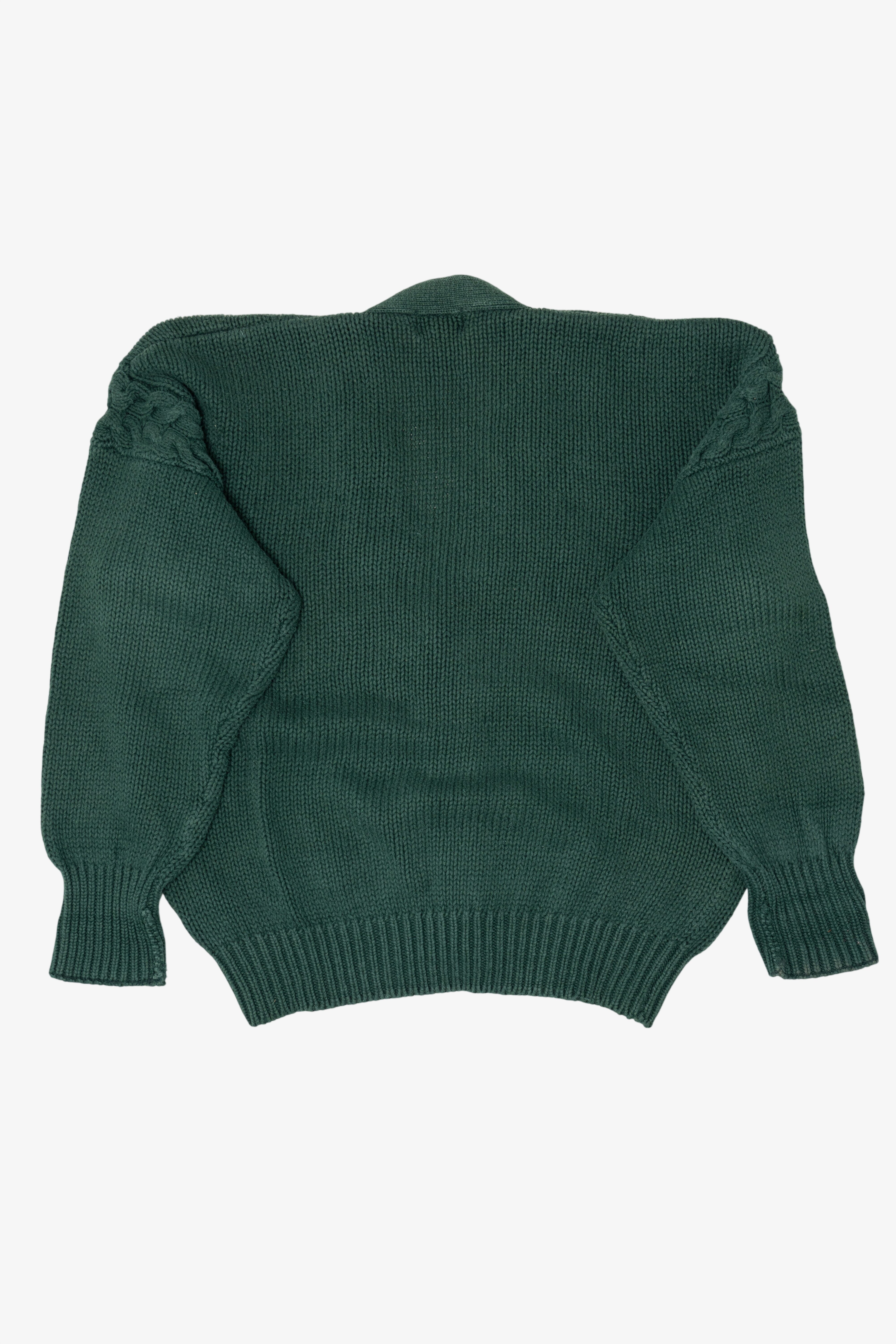 Vintage Green Structure Cardigan (1990s)