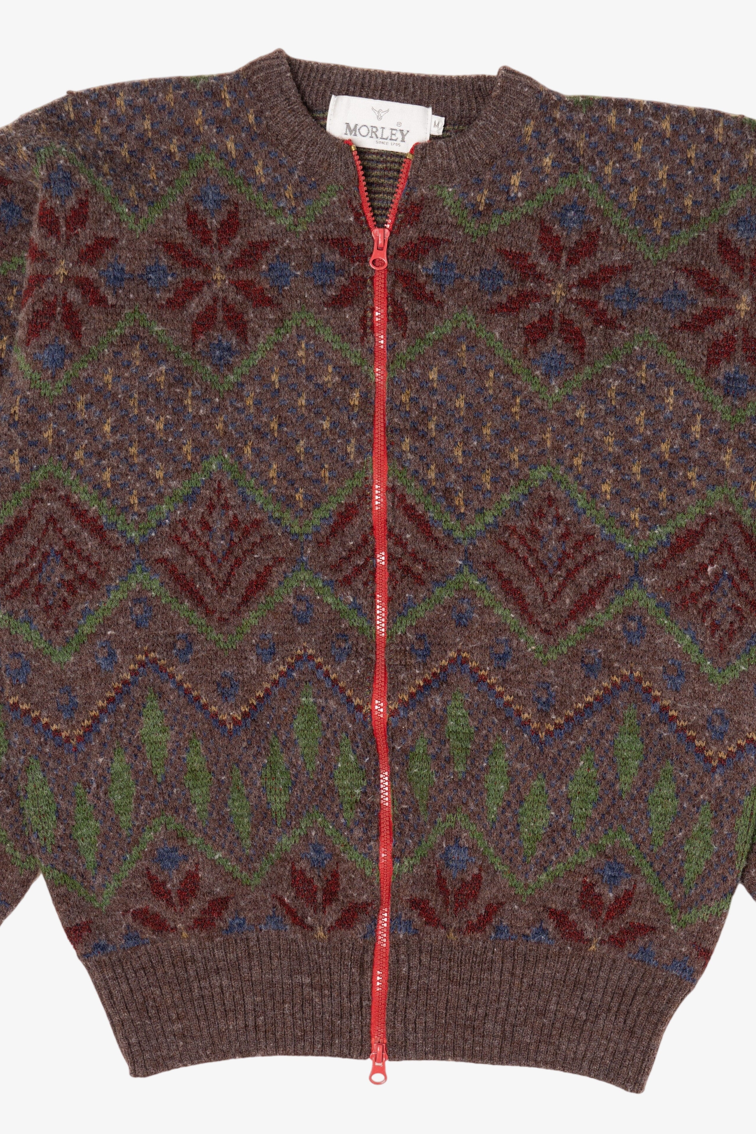 Vintage Brown Morley Cardigan (1990s)