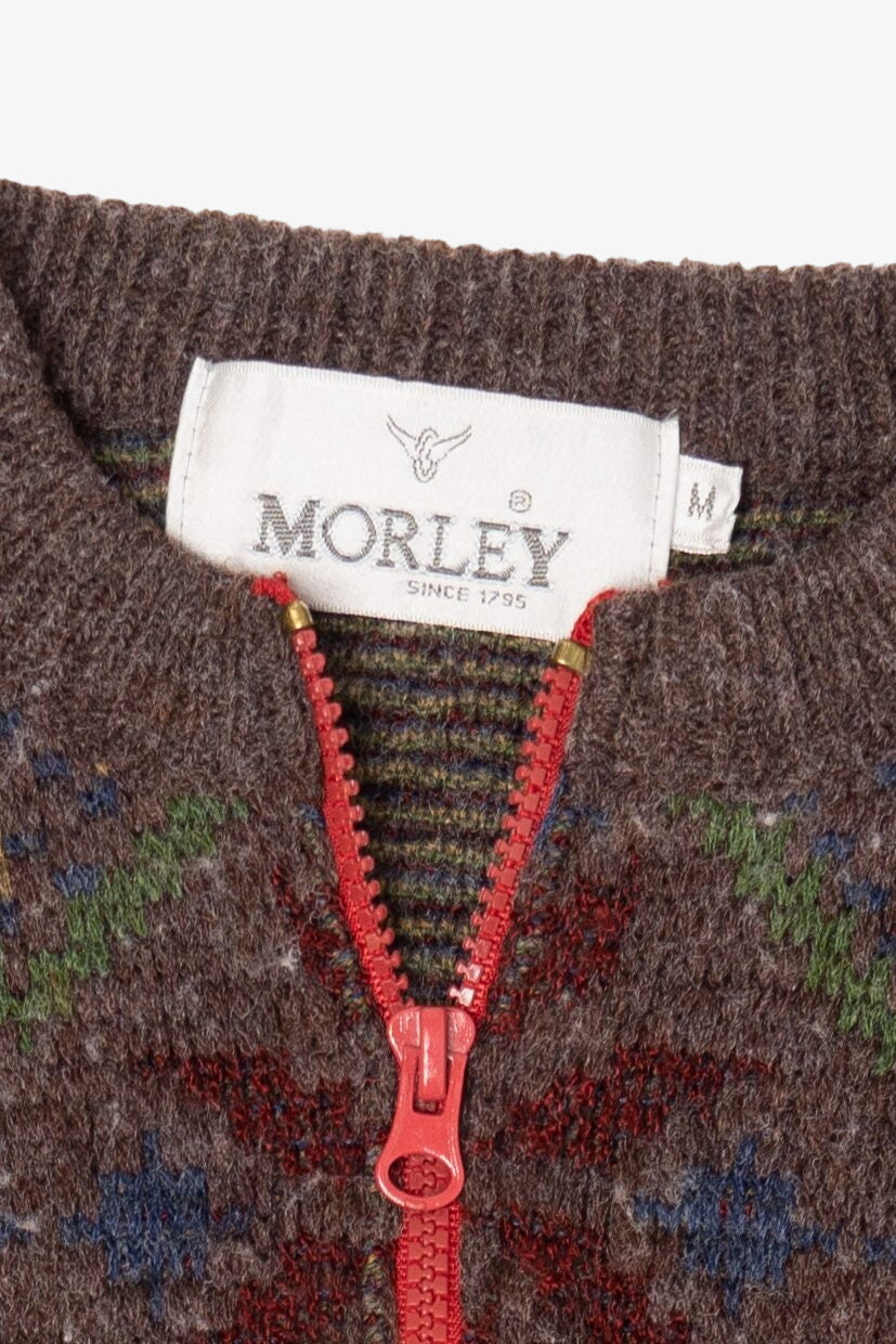 Vintage Brown Morley Cardigan (1990s)