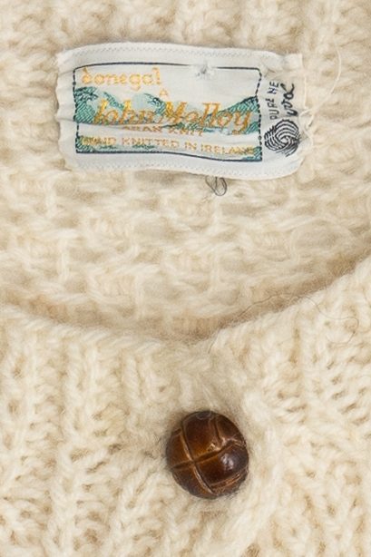 Vintage Donegal John Molloy Cardigan Fisherman Sweater (1980s)