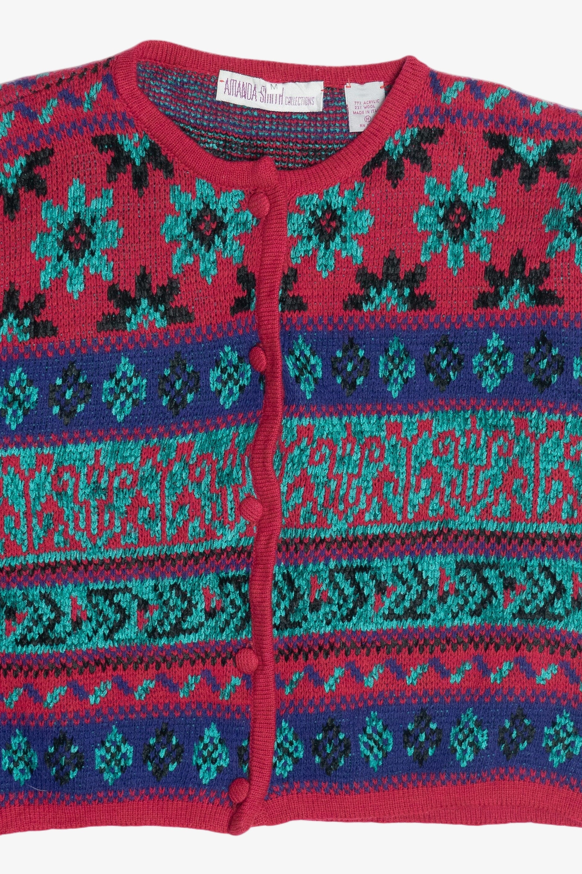 Vintage Amanda Smith Collections Boxy Cardigan Sweater (1980s)