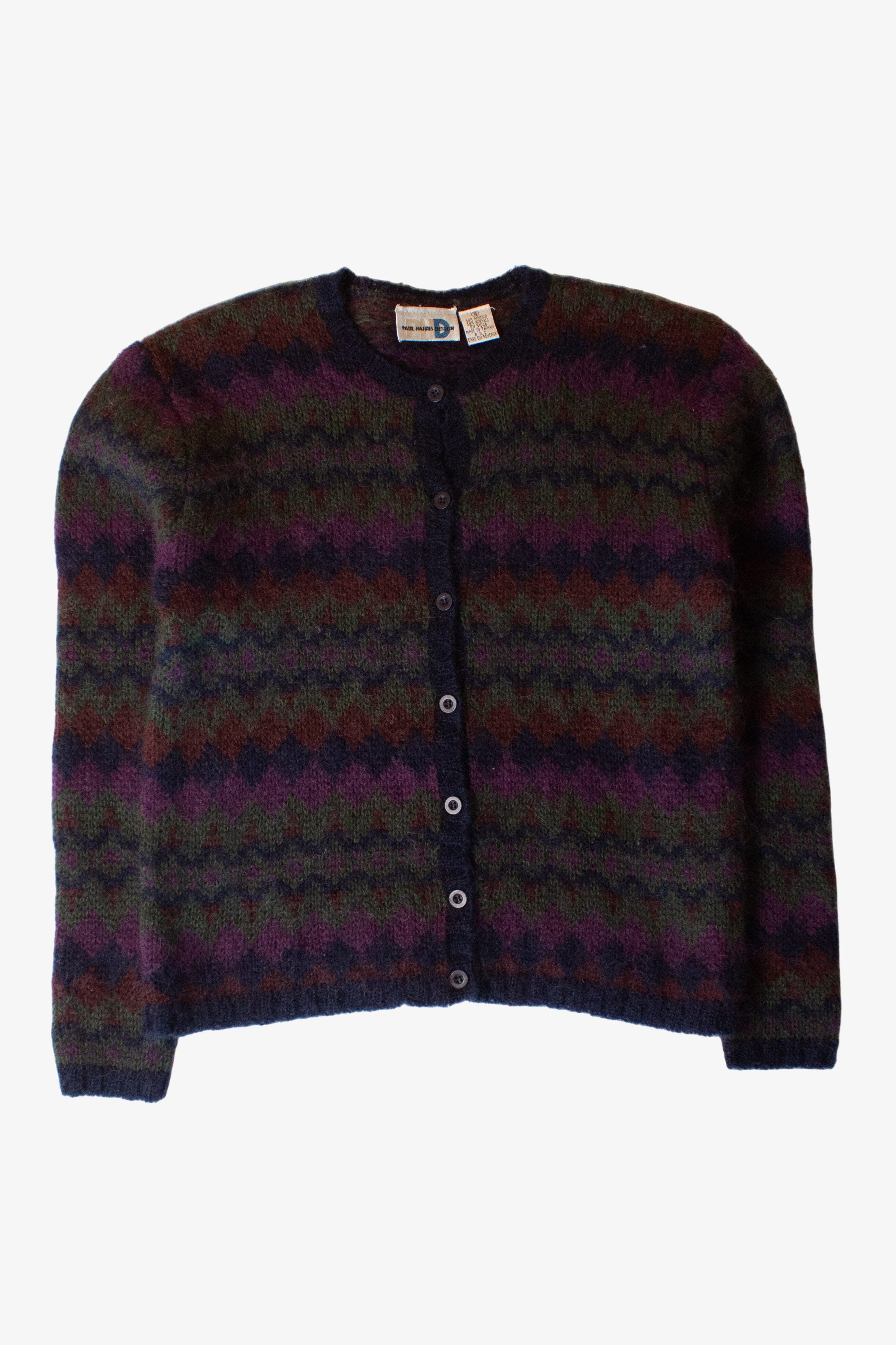 Vintage Paul Harris Zigzag Cardigan (1990s)