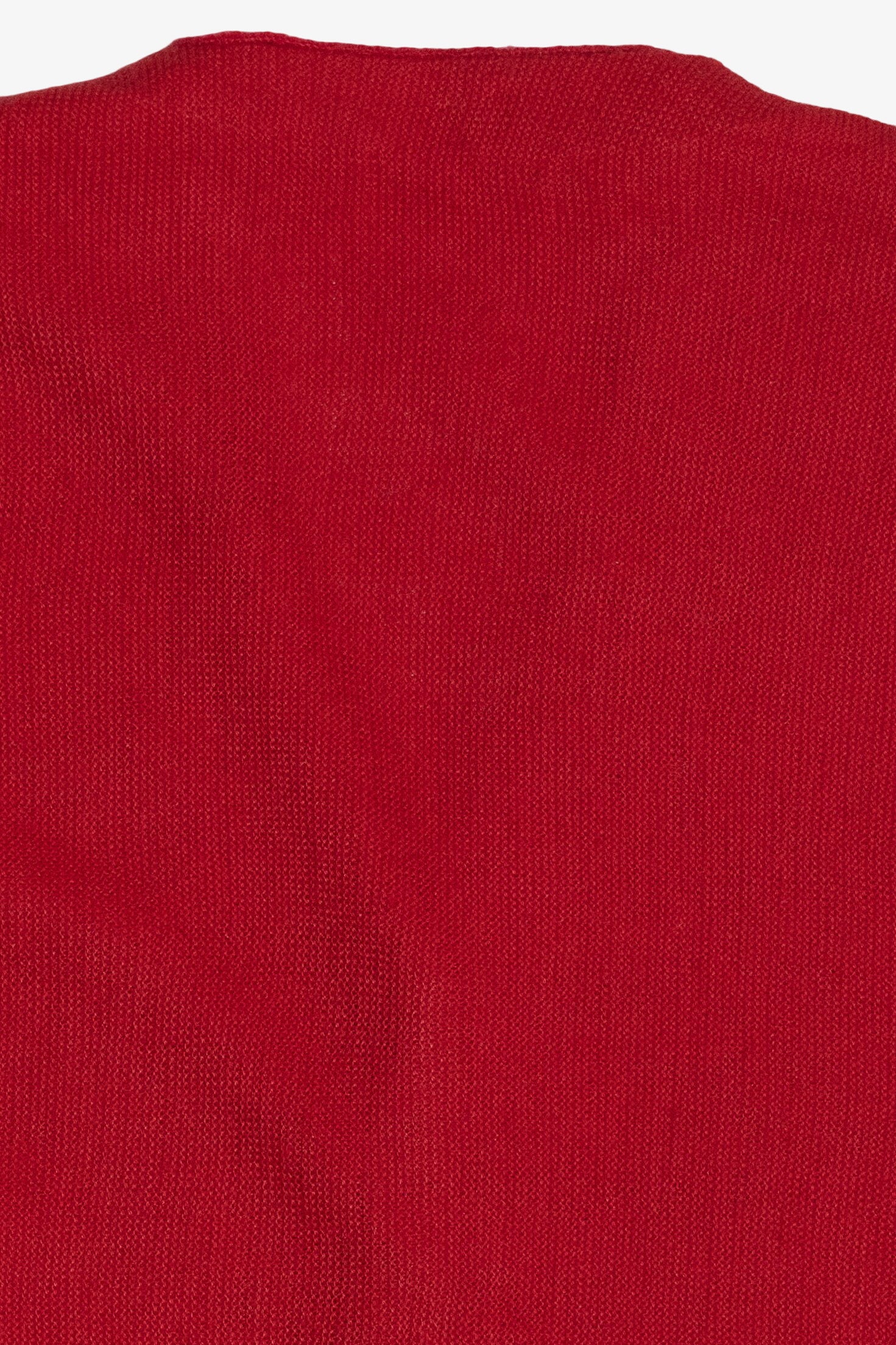 Vintage Red Button Up Cardigan Sweater (1980s)
