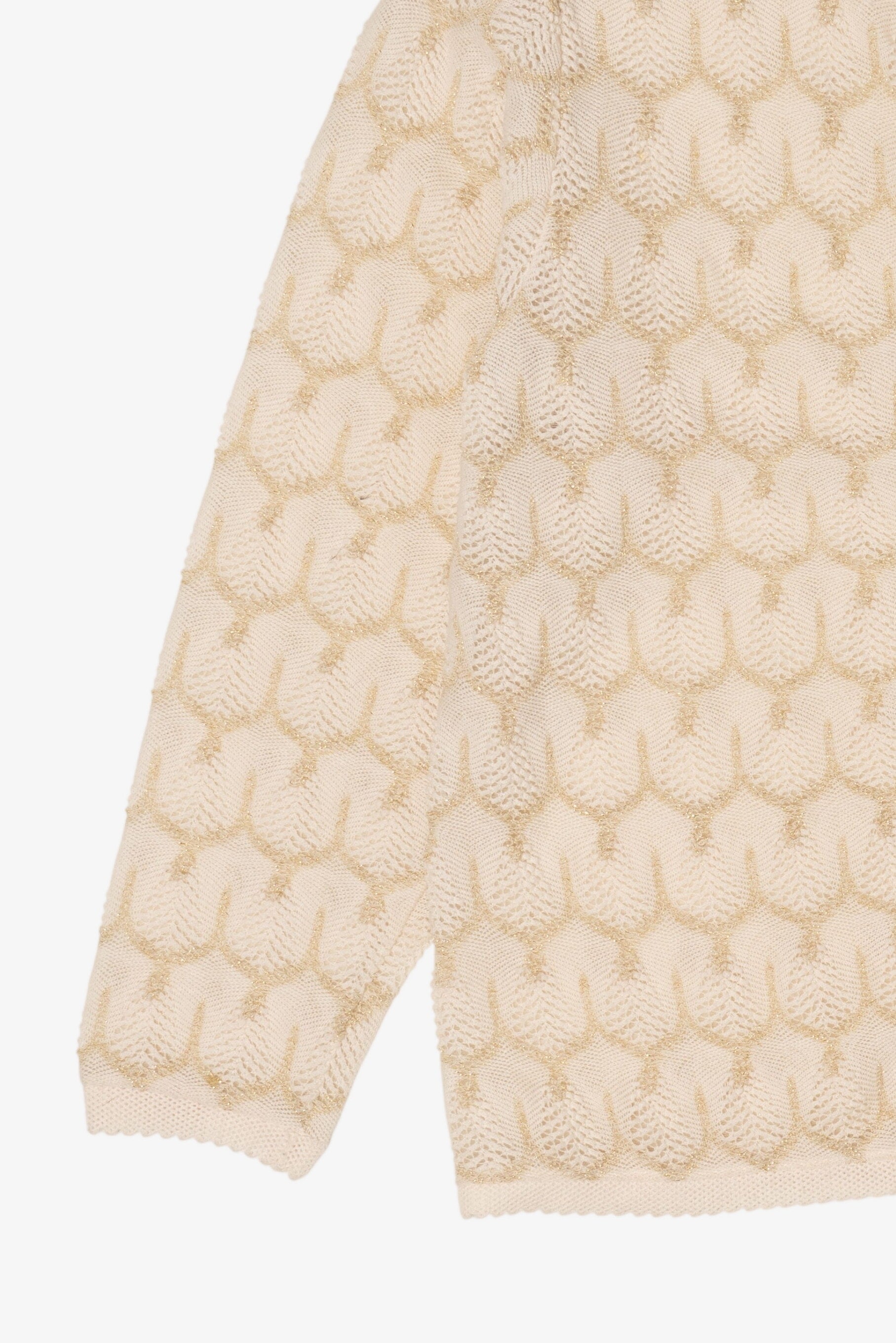 Vintage Ivory Fashion Elle Cardigan (1970s)