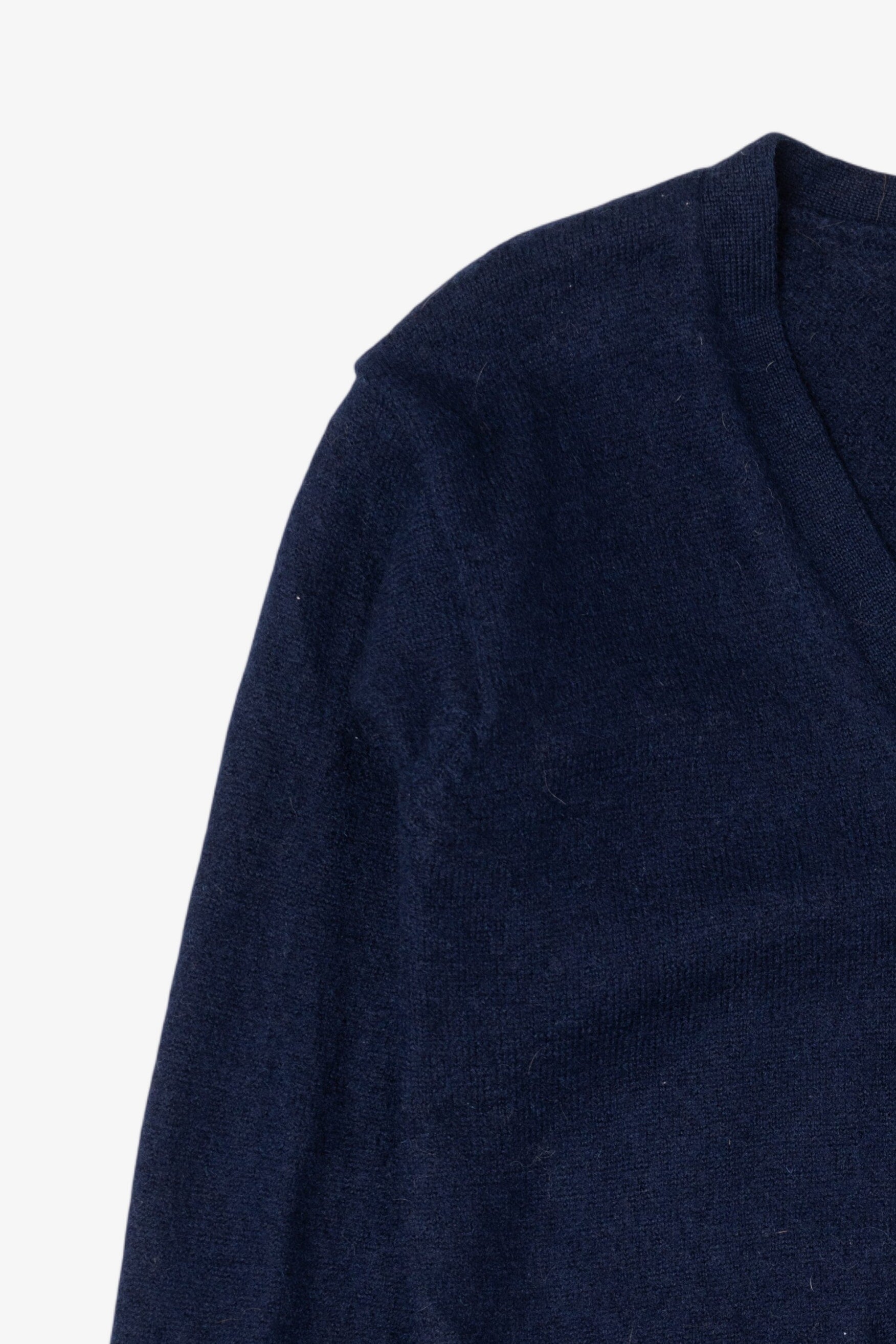 Vintage Navy Blue Looney Tunes Bugs And Taz Cardigan Sweater (1990s)