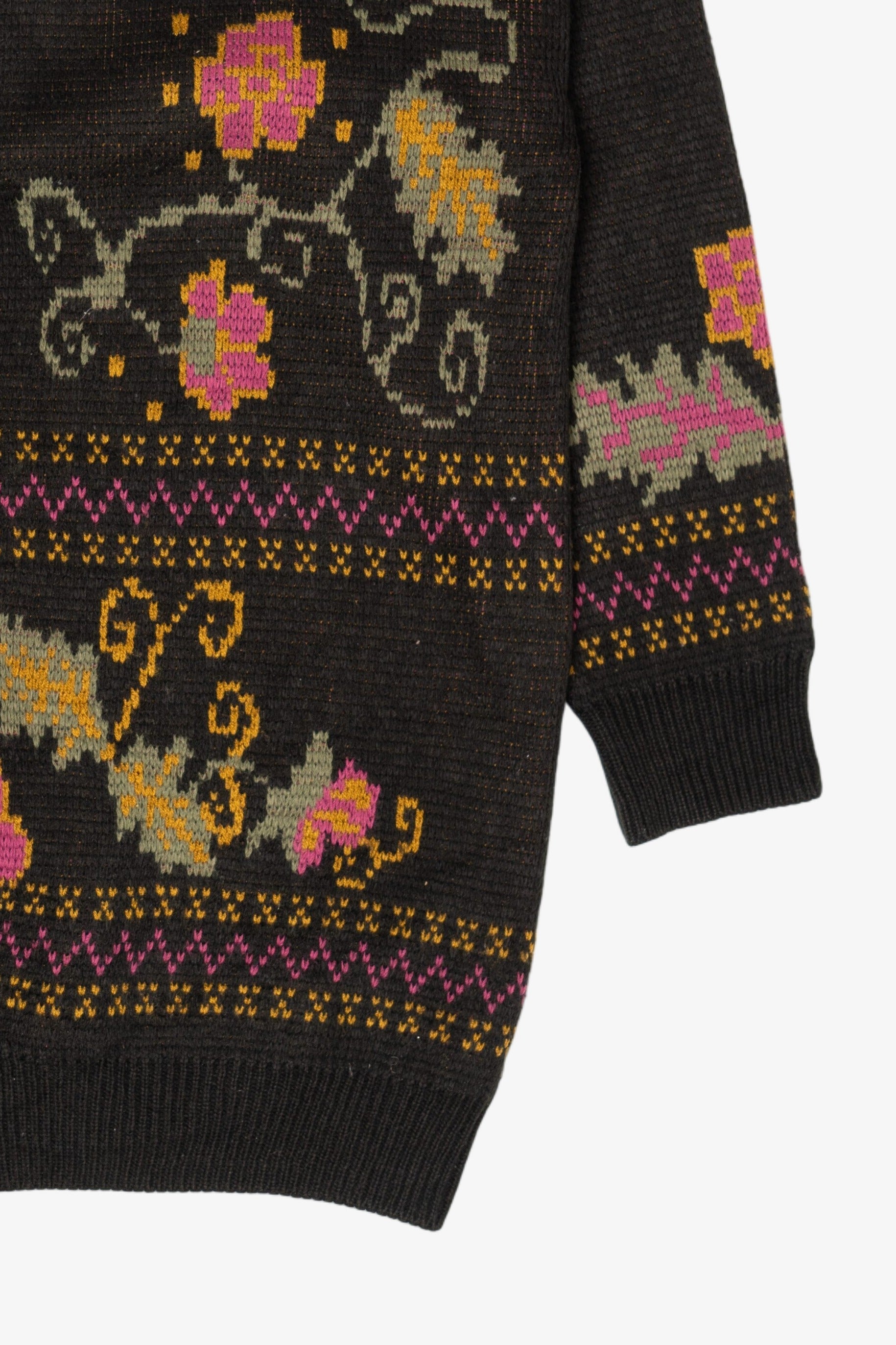 Vintage Floral Cardigan Sweater (1990s)