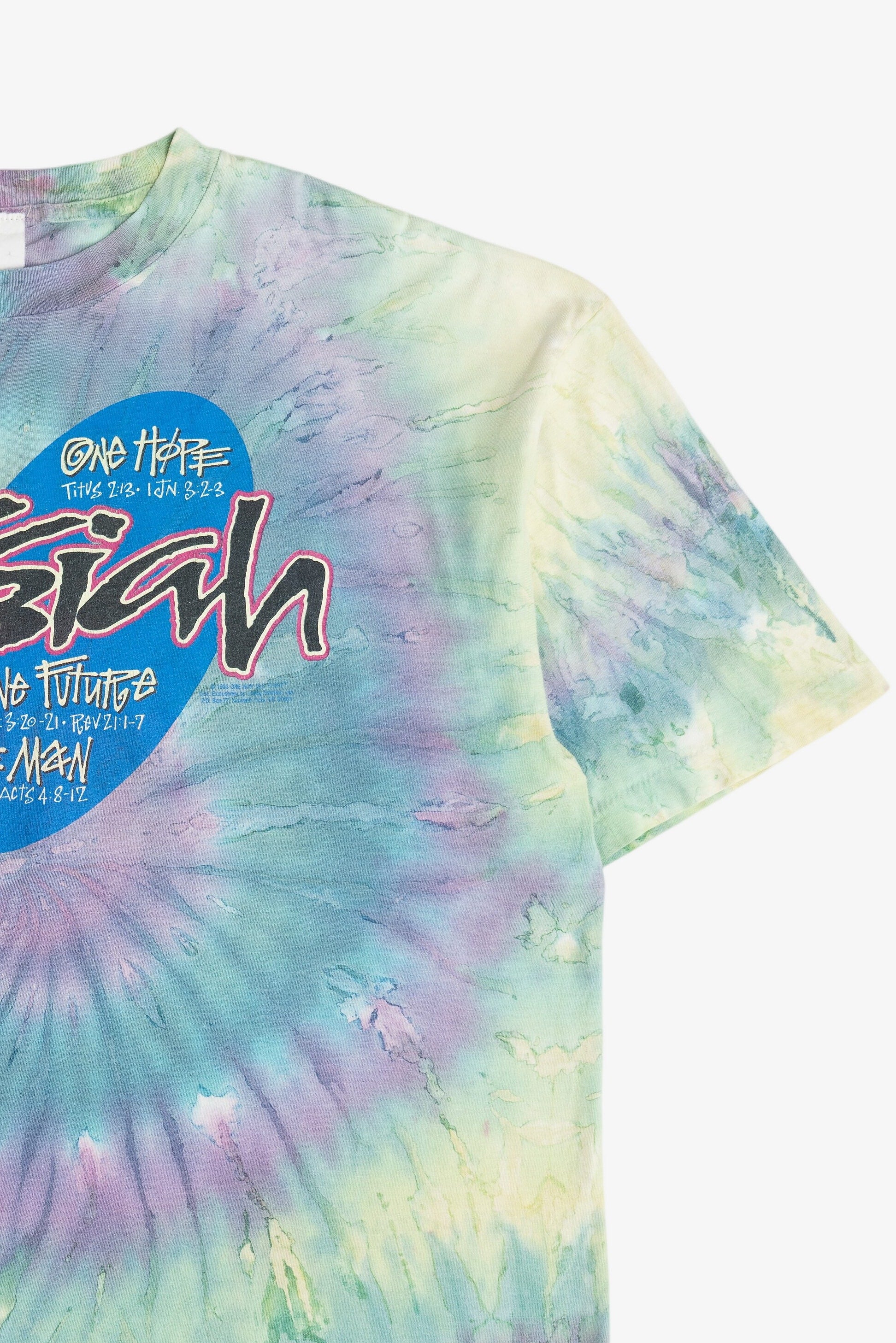 Vintage Messiah "One Hope One Future Man" Religious Tie Dye T-Shirt (2000s)