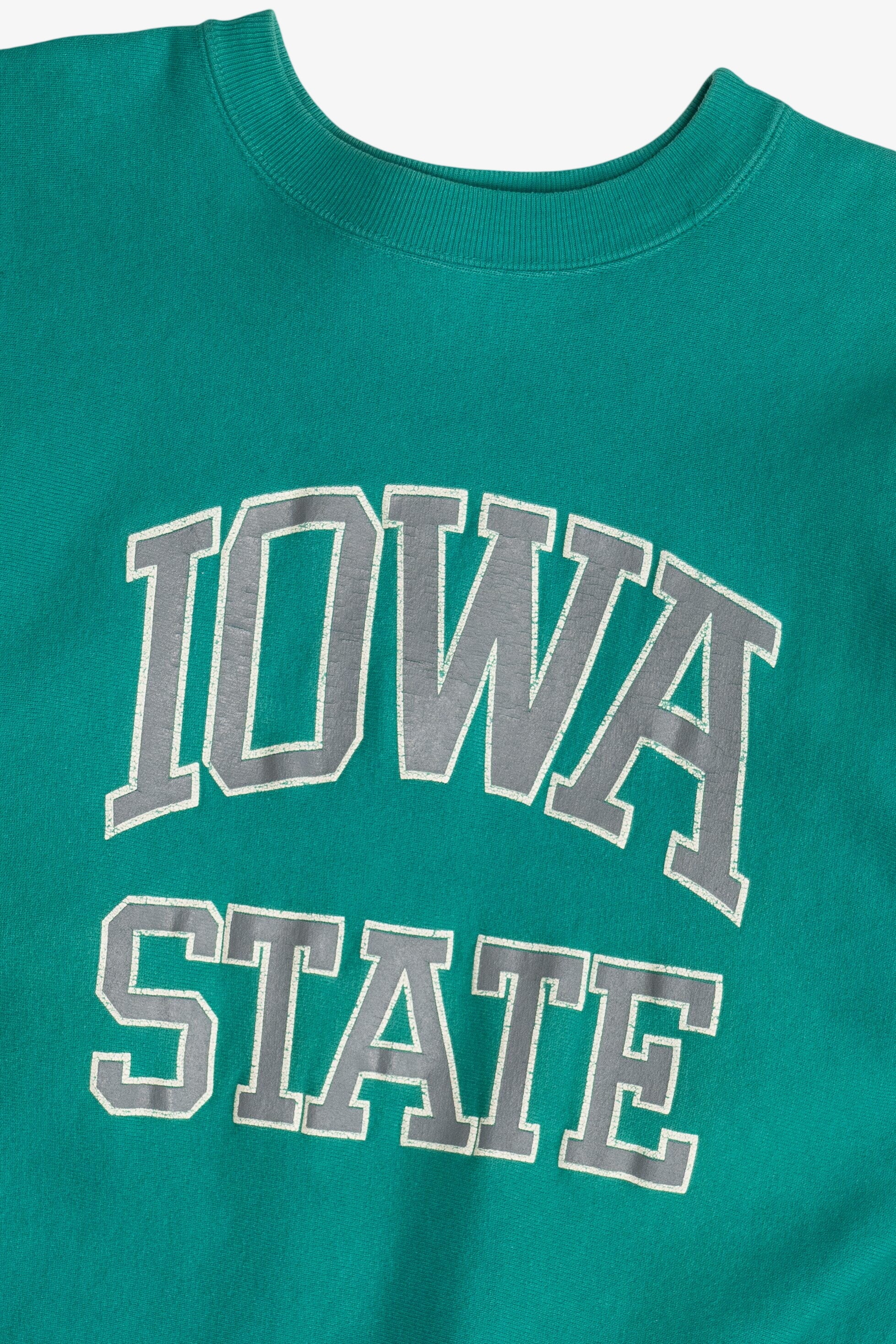 Vintage "Iowa State" Champion Reverse Weave College Sweatshirt (1990s)