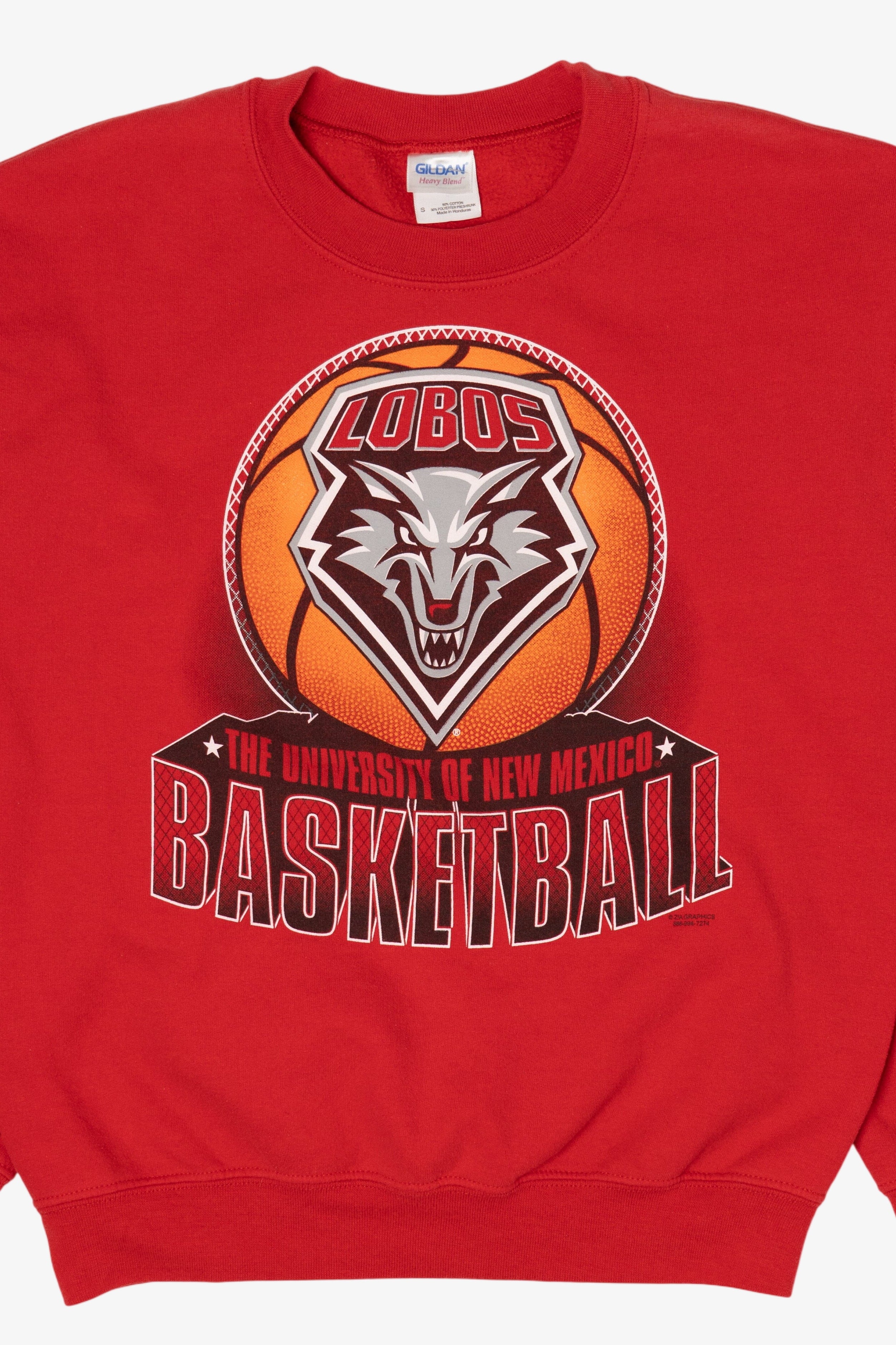 Red Lobos University Of New Mexico Basketball Sweatshirt (2010s)