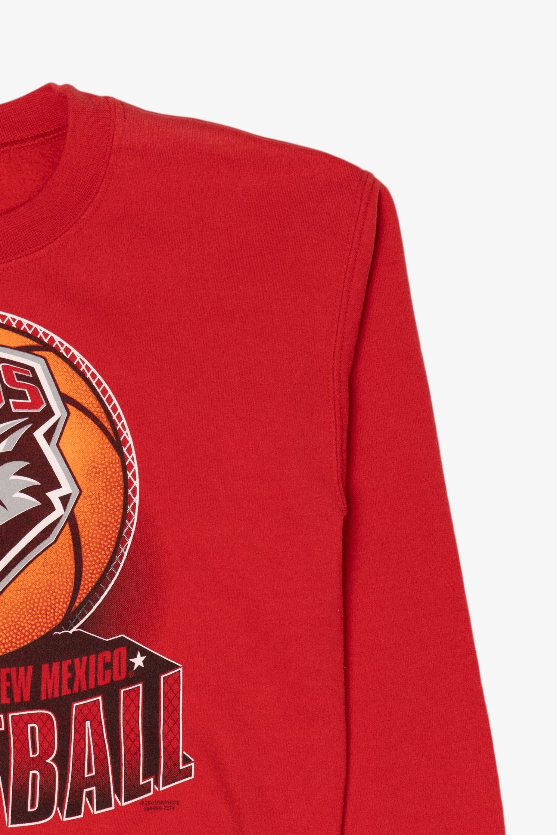 Red Lobos University Of New Mexico Basketball Sweatshirt (2010s)