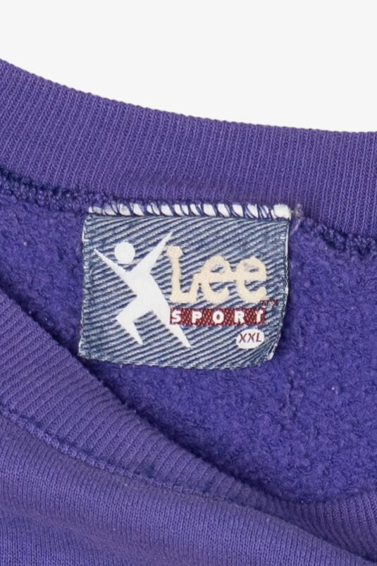 Vintage Distressed Purple Louisiana State University Tigers Sweatshirt (1990s)