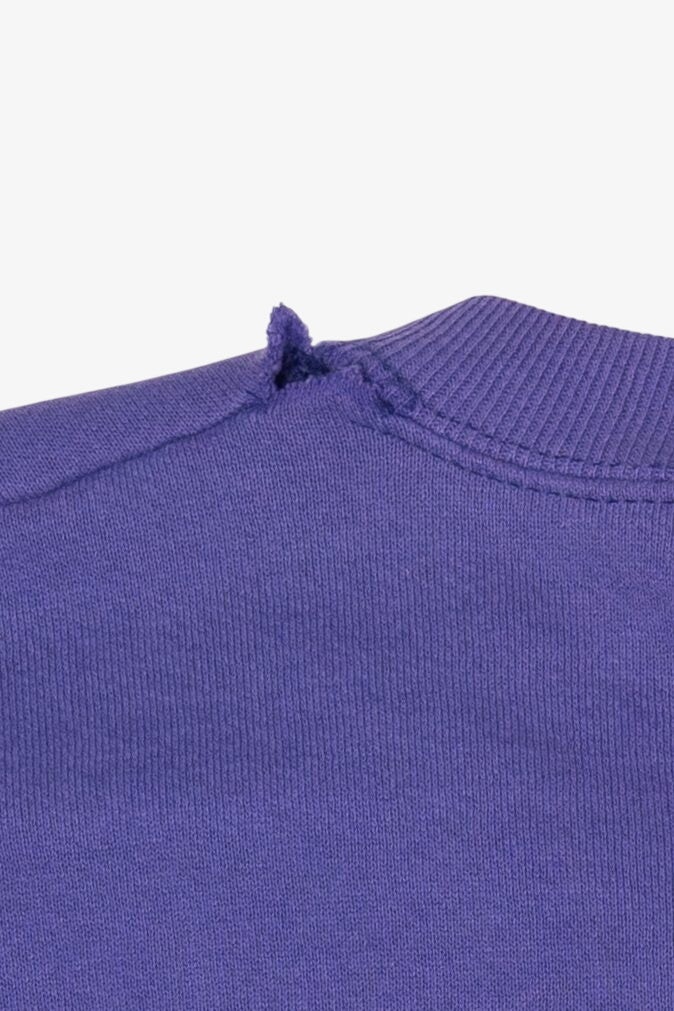 Vintage Distressed Purple Louisiana State University Tigers Sweatshirt (1990s)