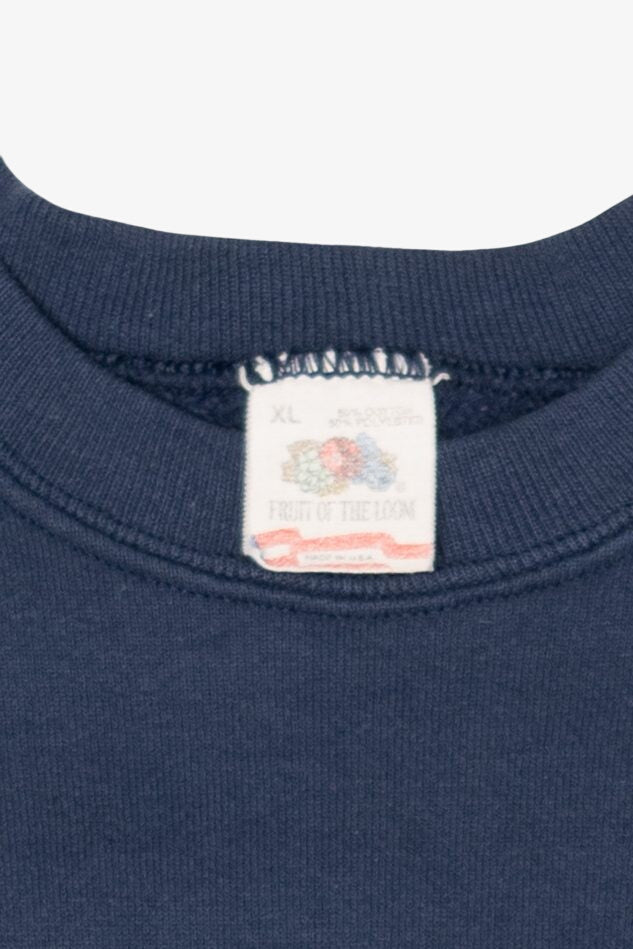 Vintage Navy Blue Yale University Cut Off Raglan Sweatshirt (1990s)