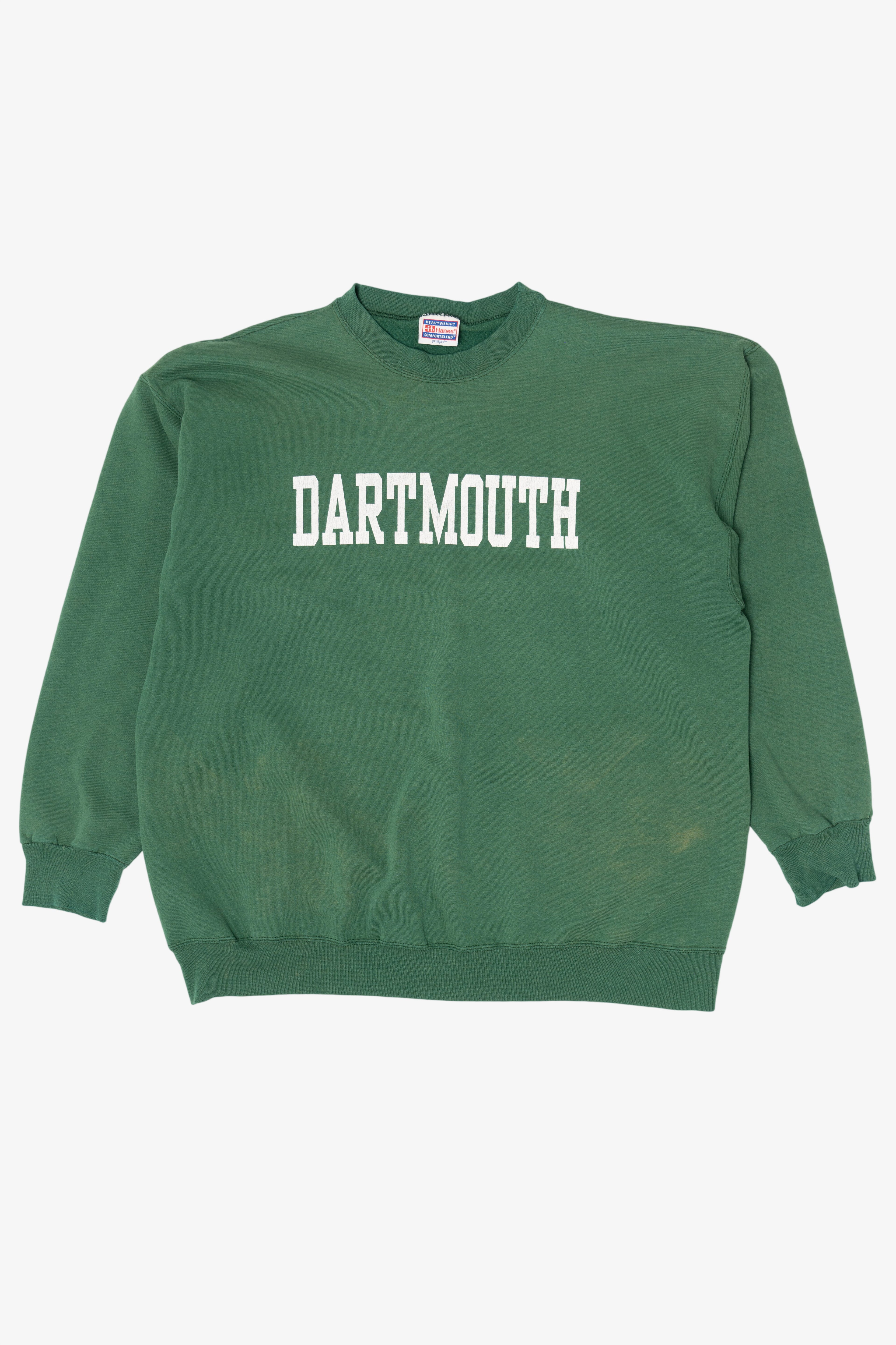 Green Hanes Dartmouth Sweatshirt
