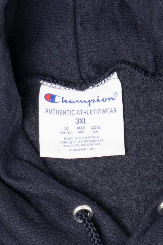 Navy Blue Champion Carson-Newman Eagle Hooded Sweatshirt