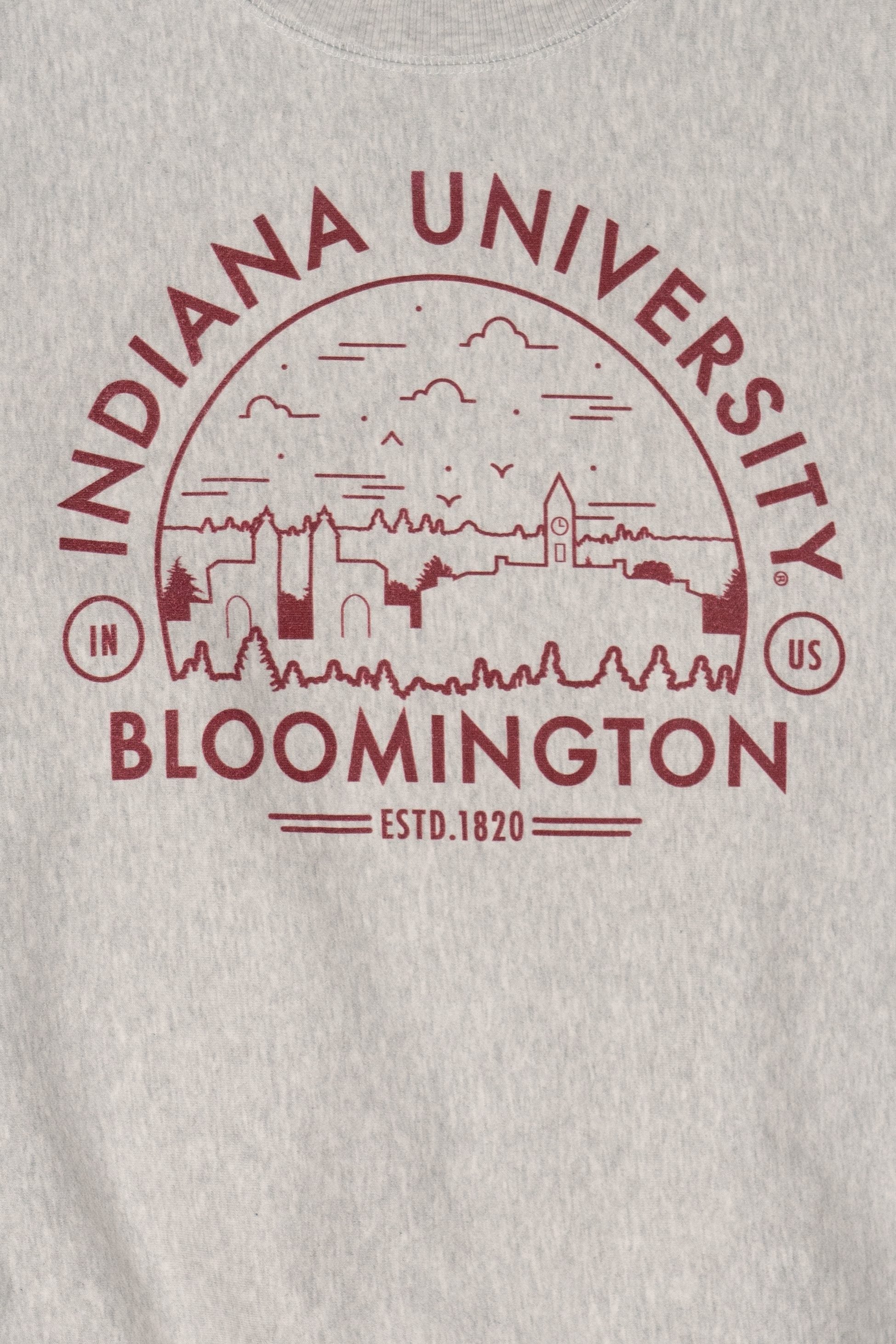 Light Gray Indiana University Bloomington Sweatshirt (2020s)