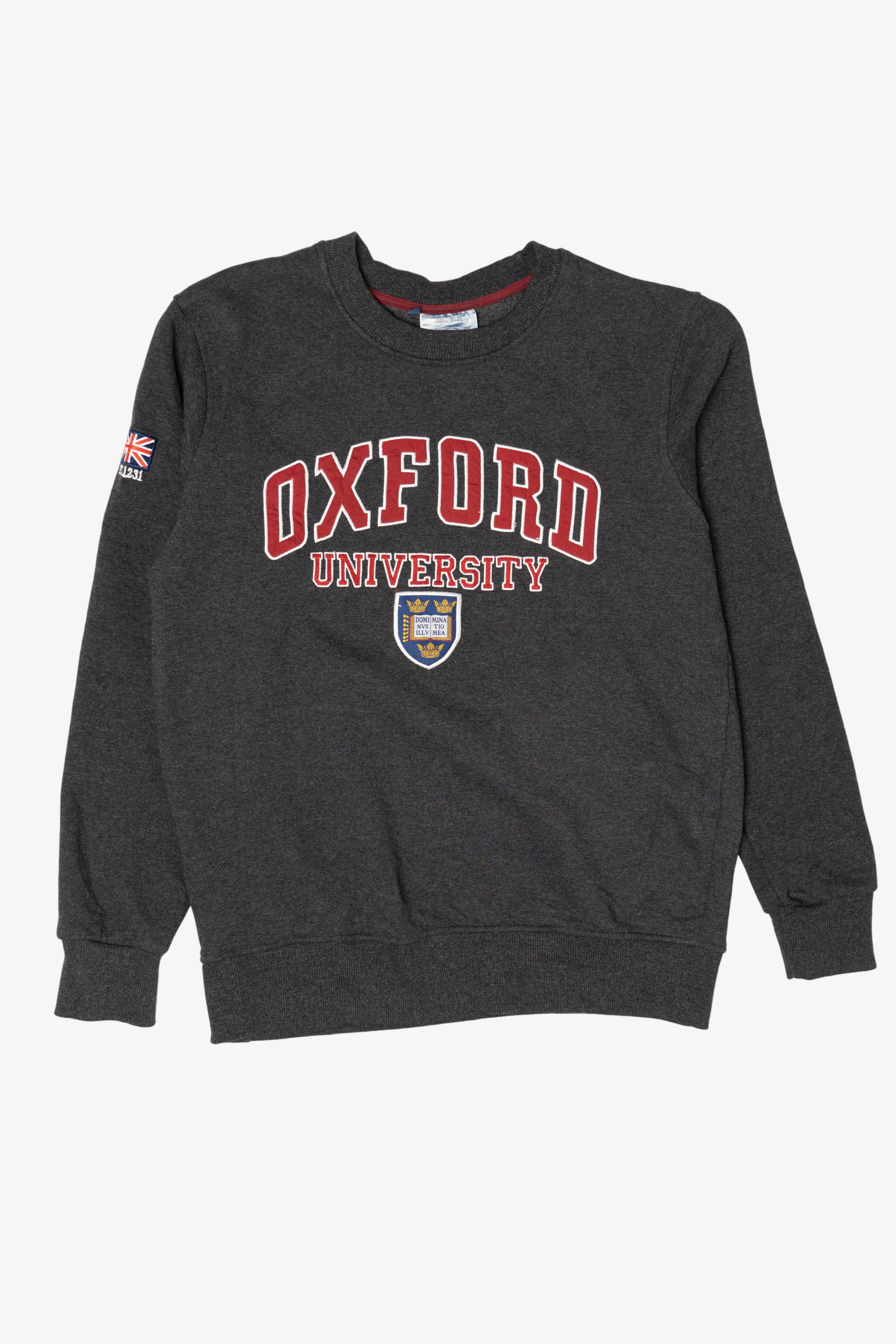 Charcoal Oxford University College Sweatshirt