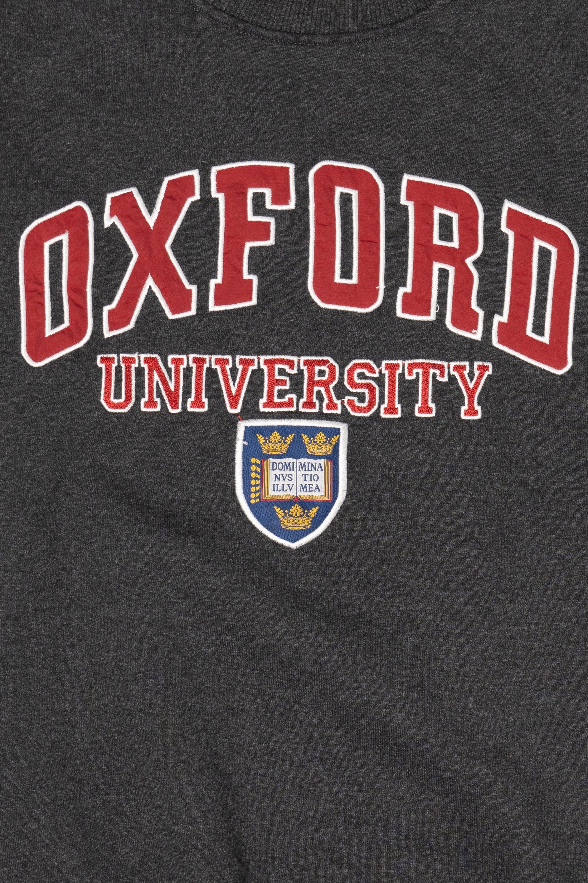 Charcoal Oxford University College Sweatshirt