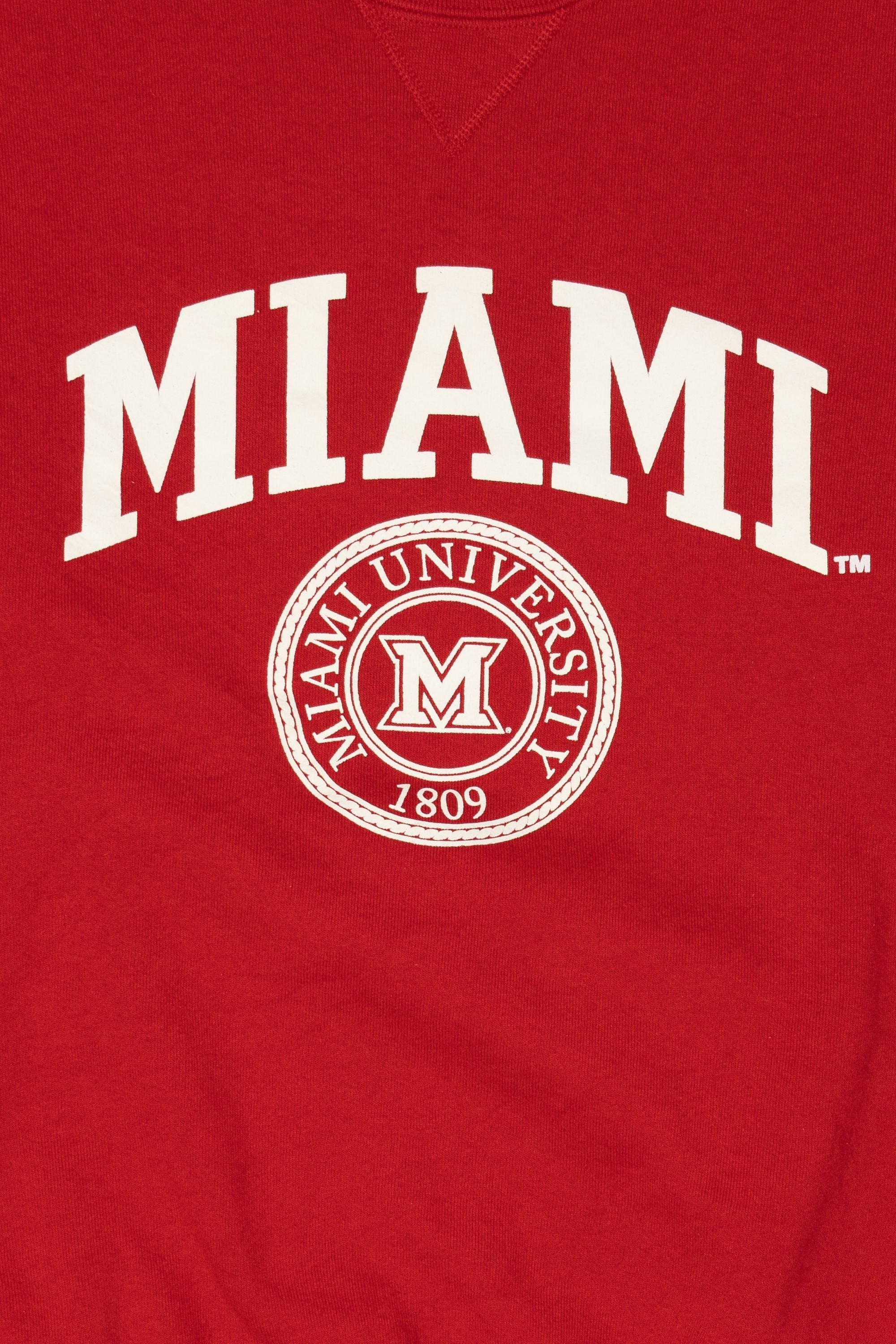 Vintage Red Miami University College Sweatshirt (2000s)
