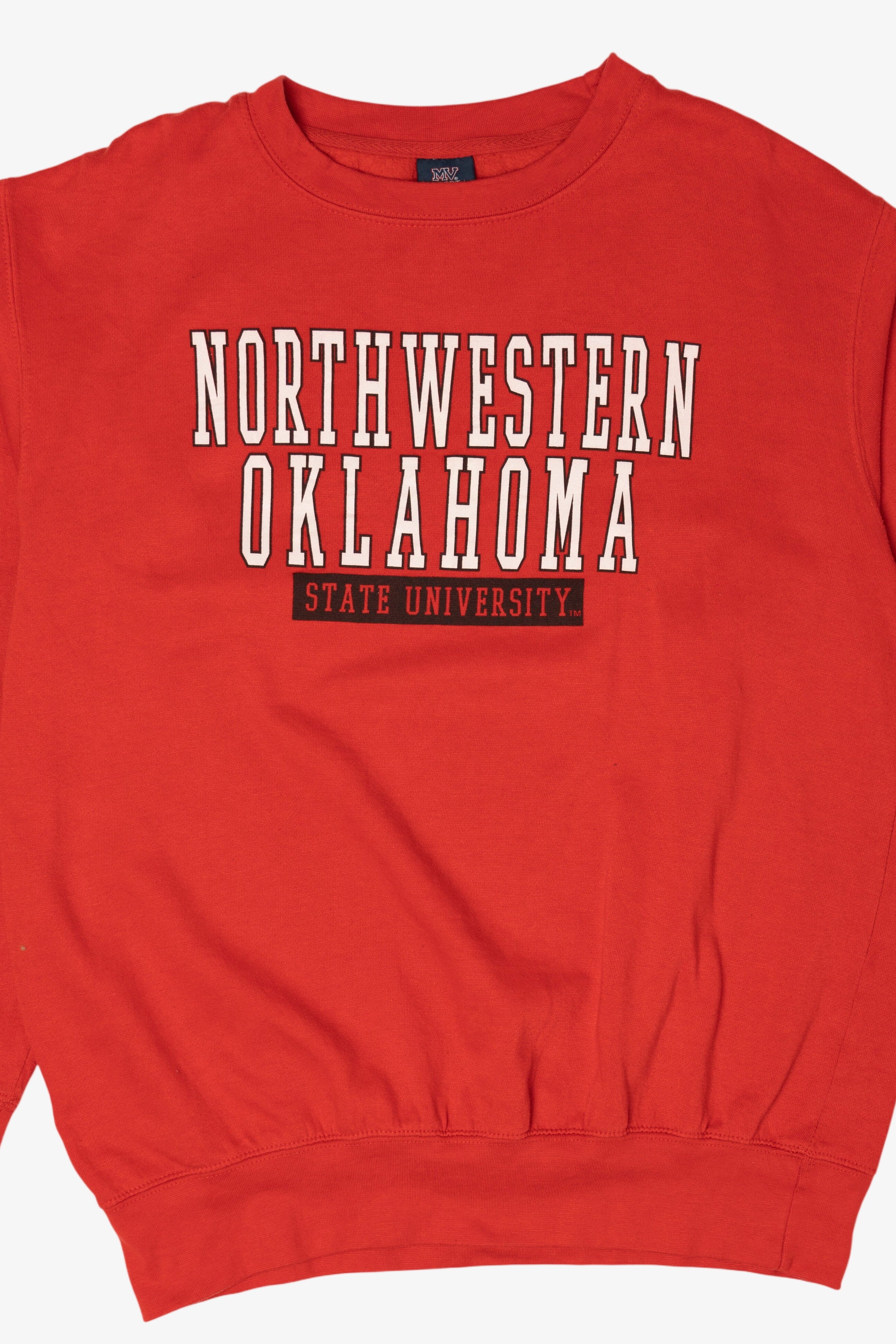 Vintage Red Northwestern Oklahoma State University Sweatshirt (2000s)