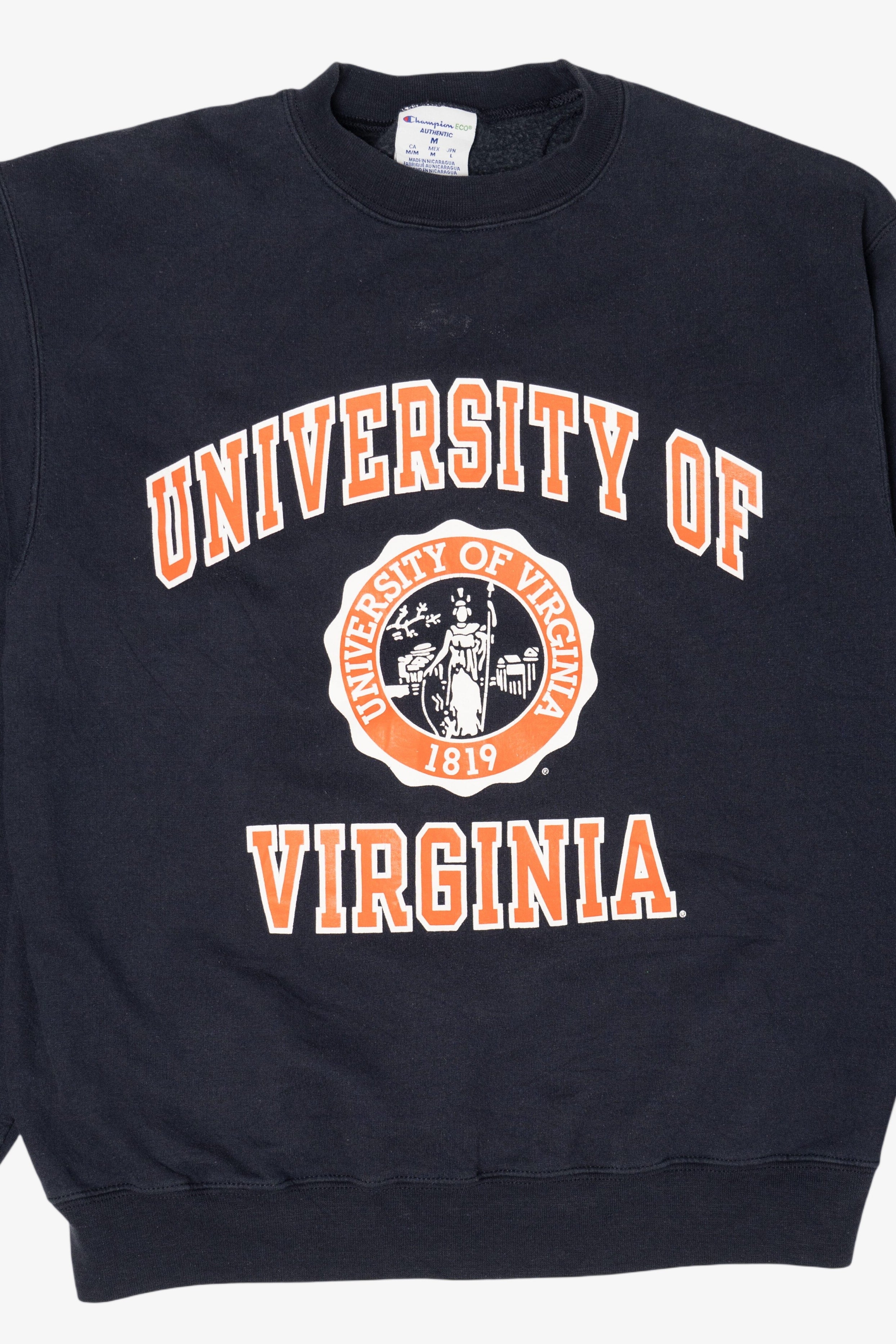 Navy Blue University Of Virginia College Sweatshirt