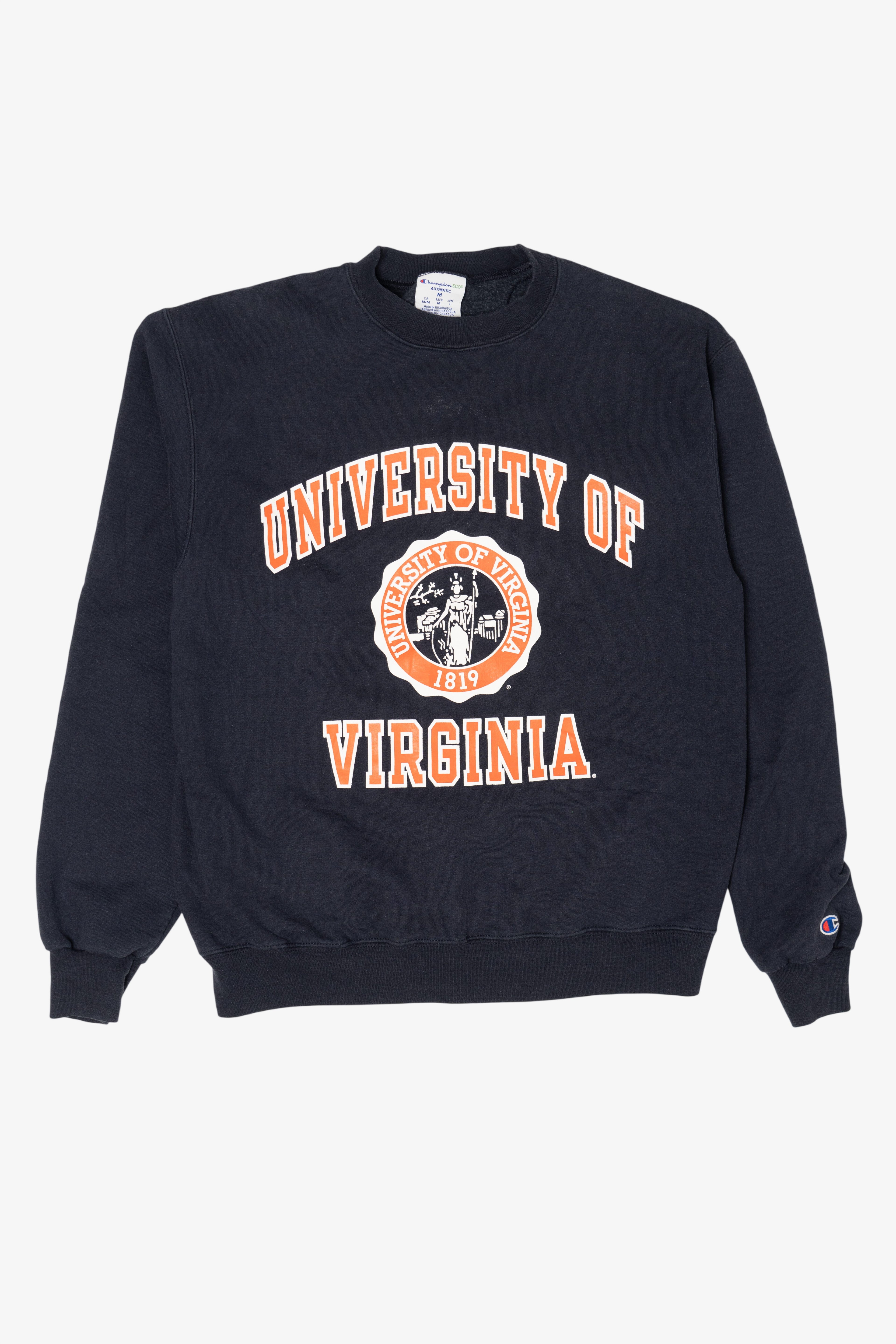 Navy Blue University Of Virginia College Sweatshirt