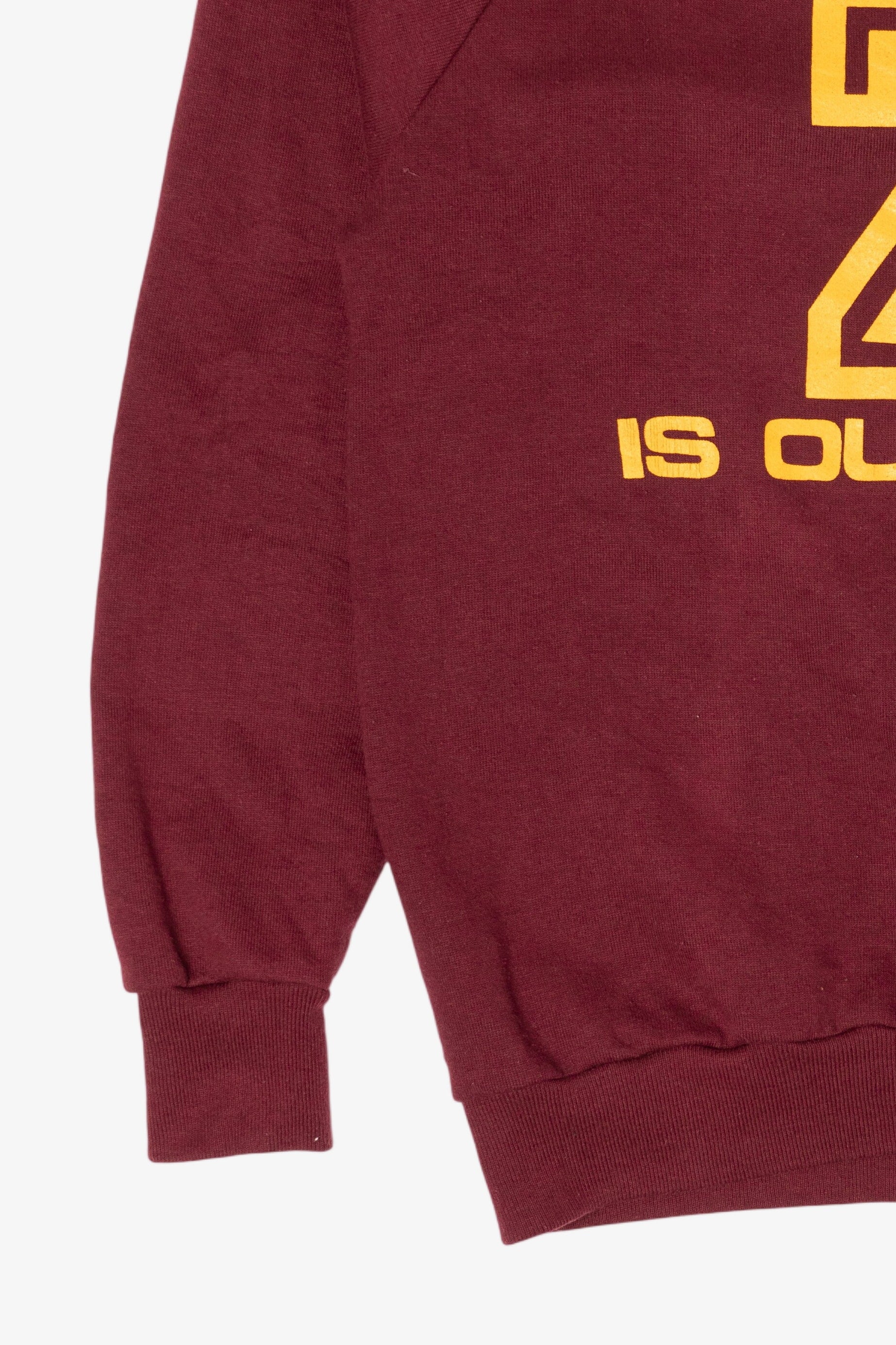 Vintage Burgundy "Success Is Our Game" Raglan Sweatshirt (1990s)