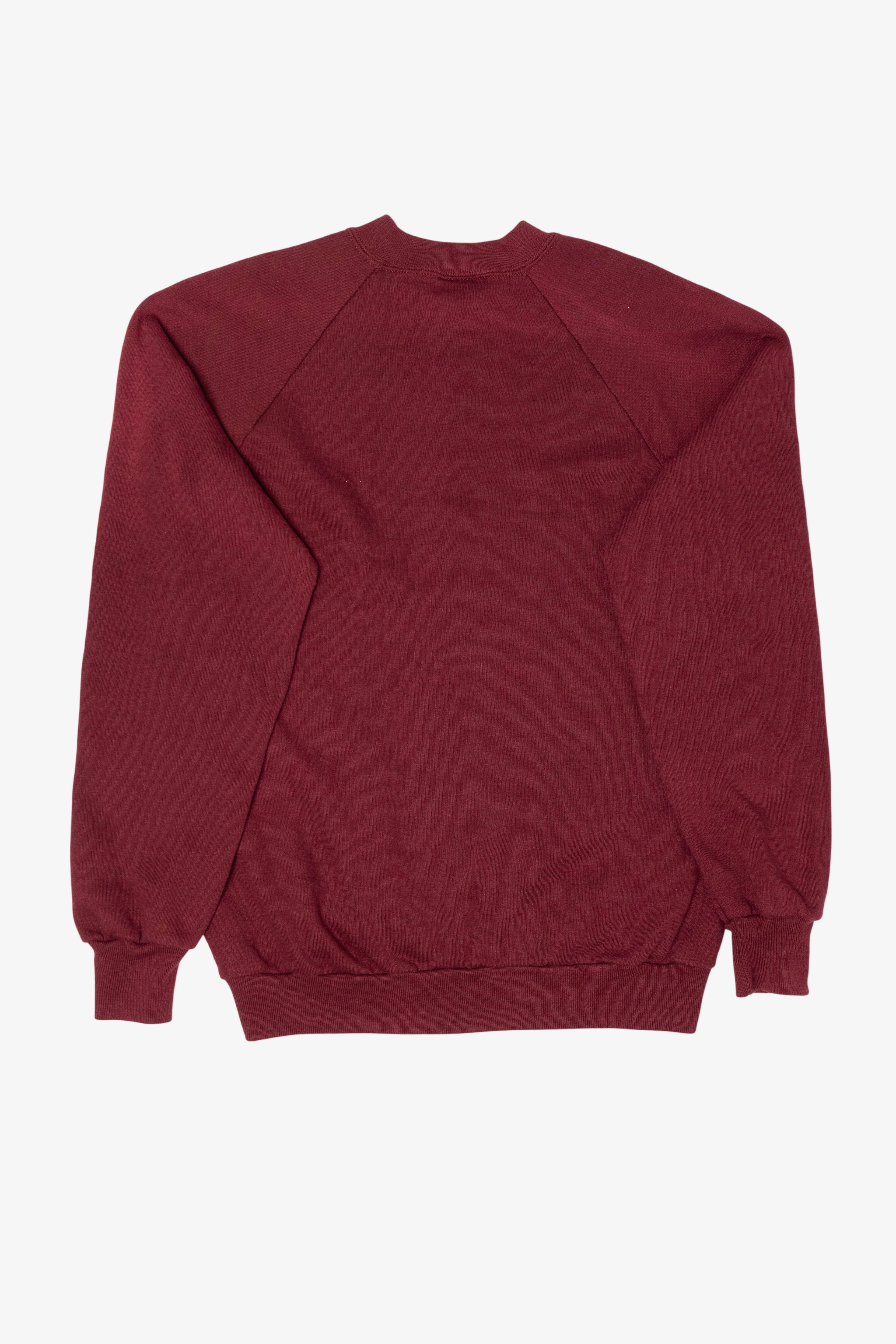 Vintage Burgundy "Success Is Our Game" Raglan Sweatshirt (1990s)