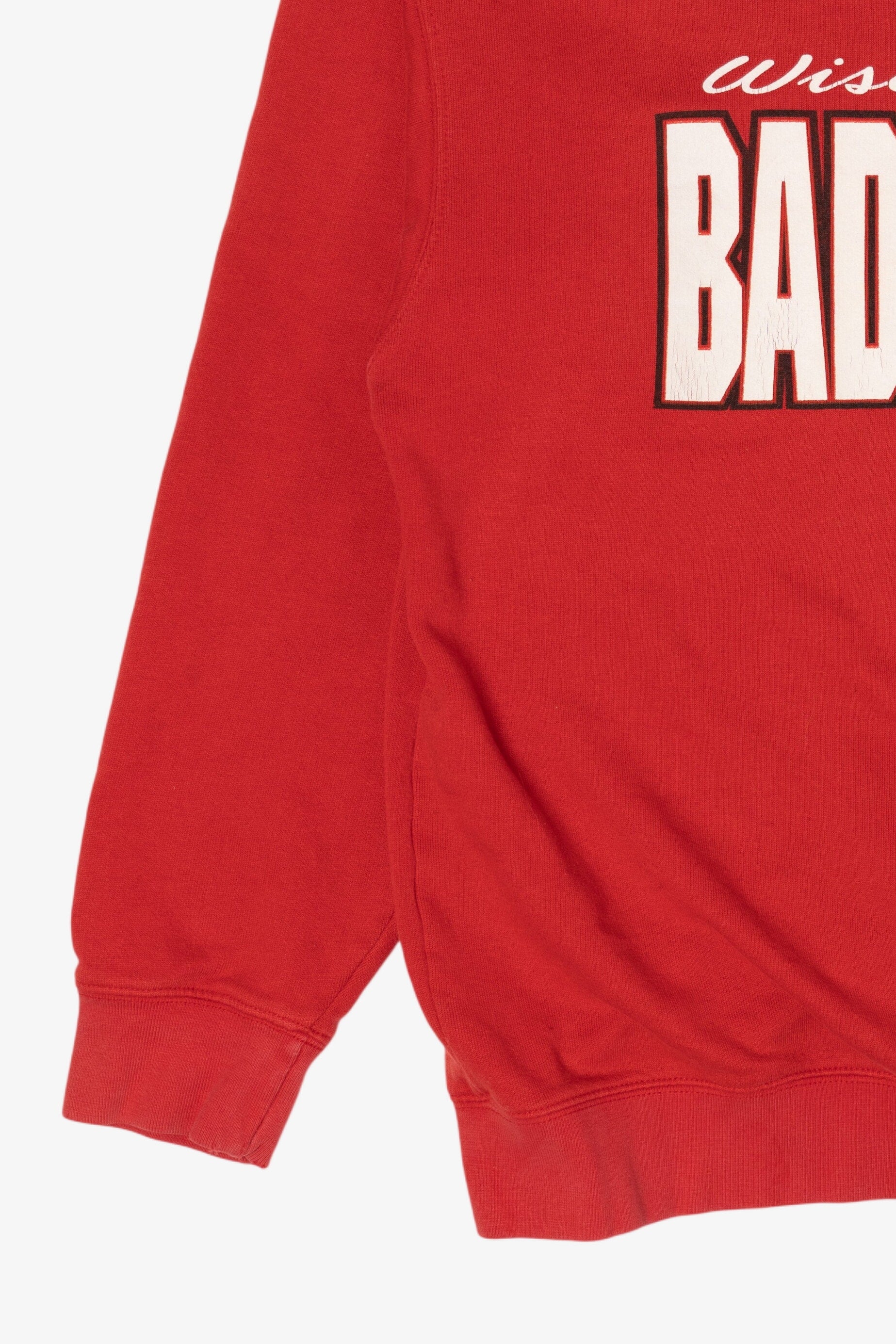 Vintage Wisconsin Badgers Red Starter Sweatshirt (1990s)