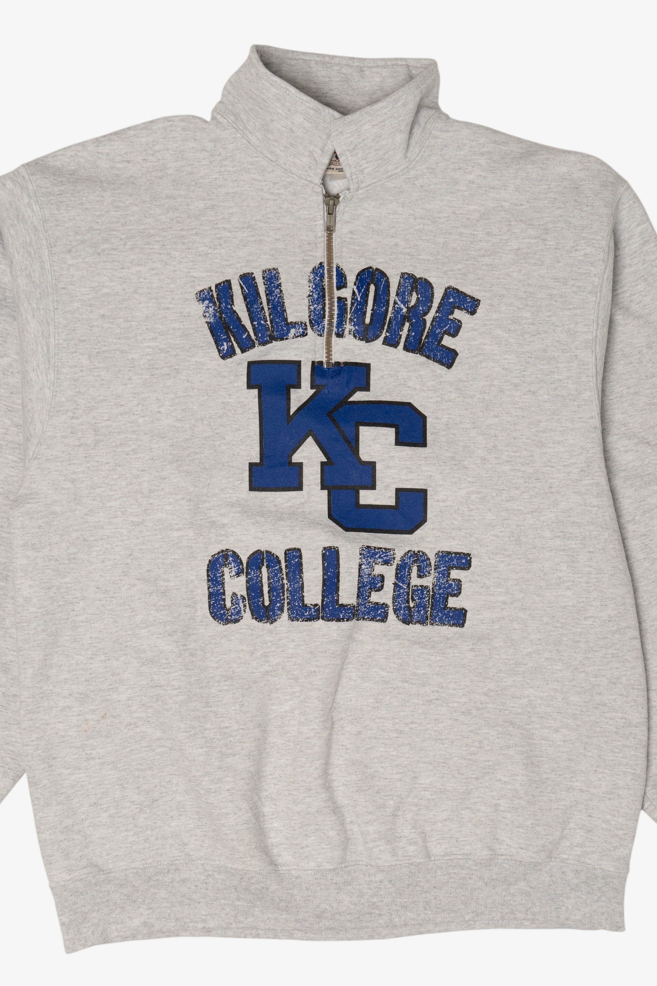 Vintage Kilgore College Half Zip Sweatshirt (1990s)