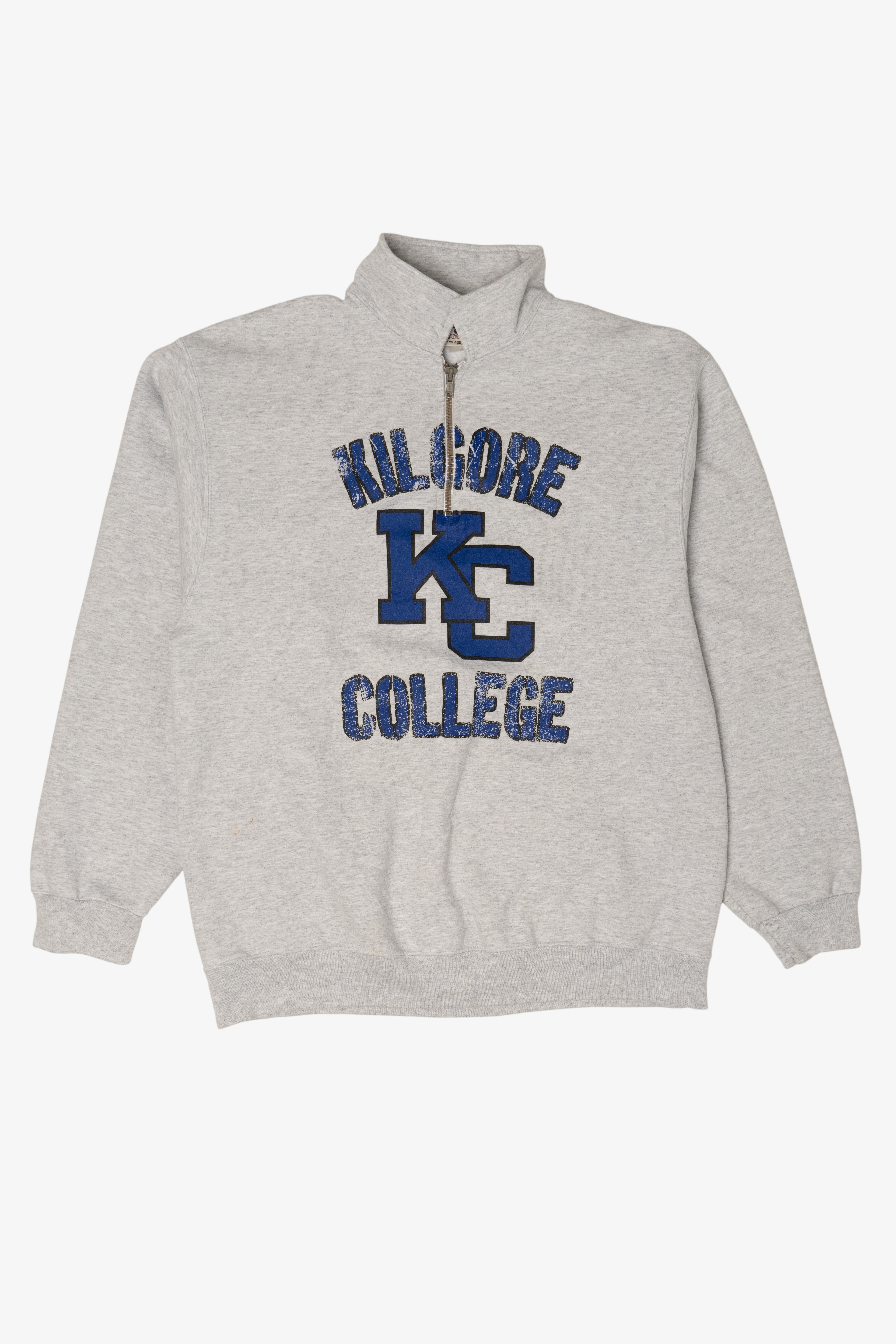 Vintage Kilgore College Half Zip Sweatshirt (1990s)