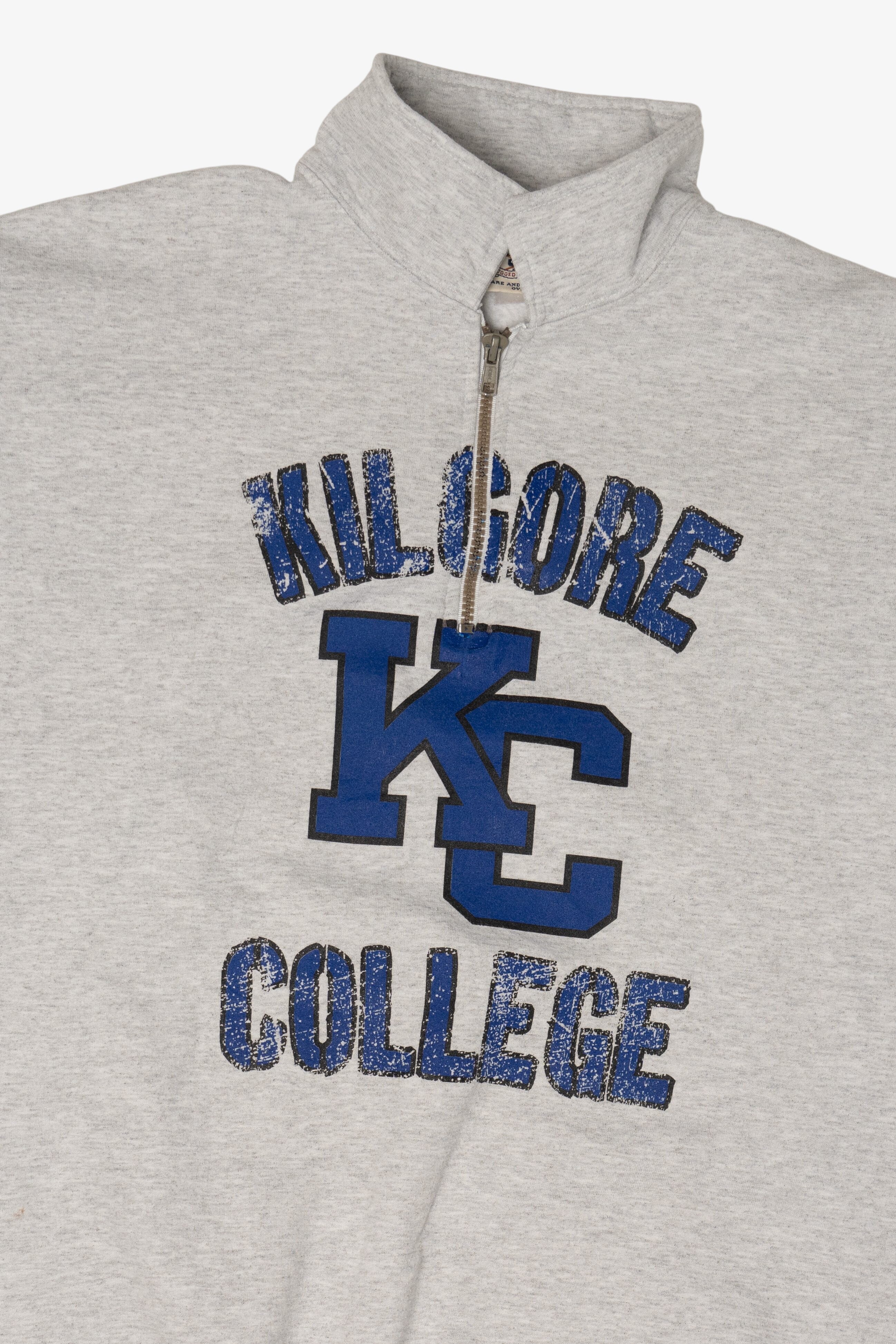 Vintage Kilgore College Half Zip Sweatshirt (1990s)