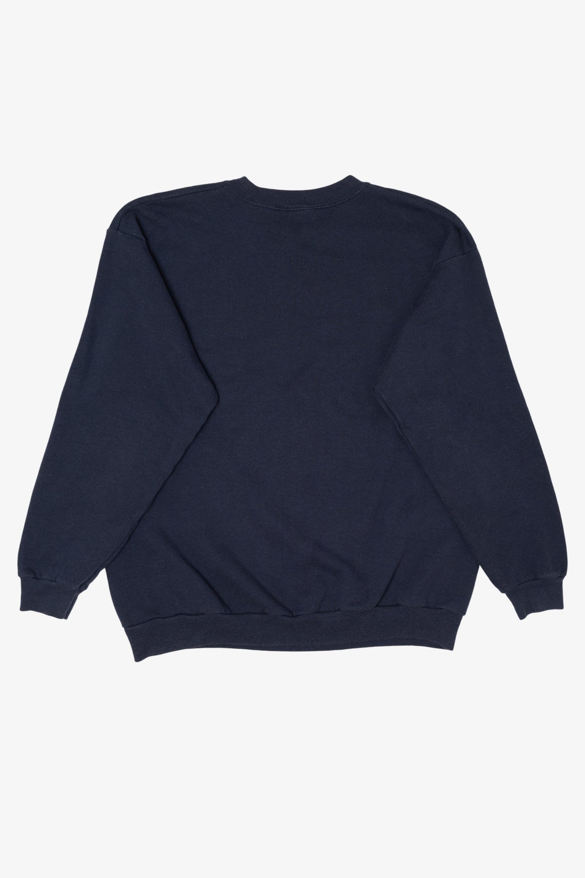 Vintage Navy Blue West Virginia Mountaineers Spell Out Sweatshirt (1990s)