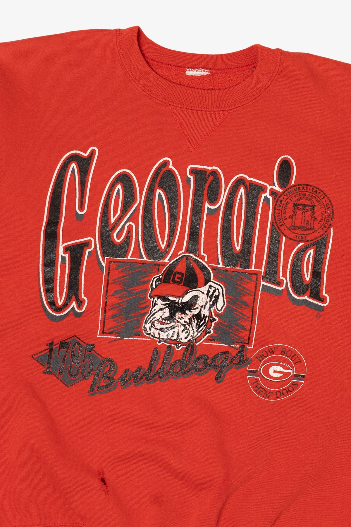 Vintage Red Georgia Bulldogs Sweatshirt (1990s)
