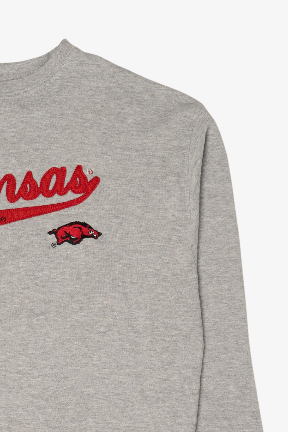 Vintage Gray Arkansas Razorbacks Sweatshirt (2000s)