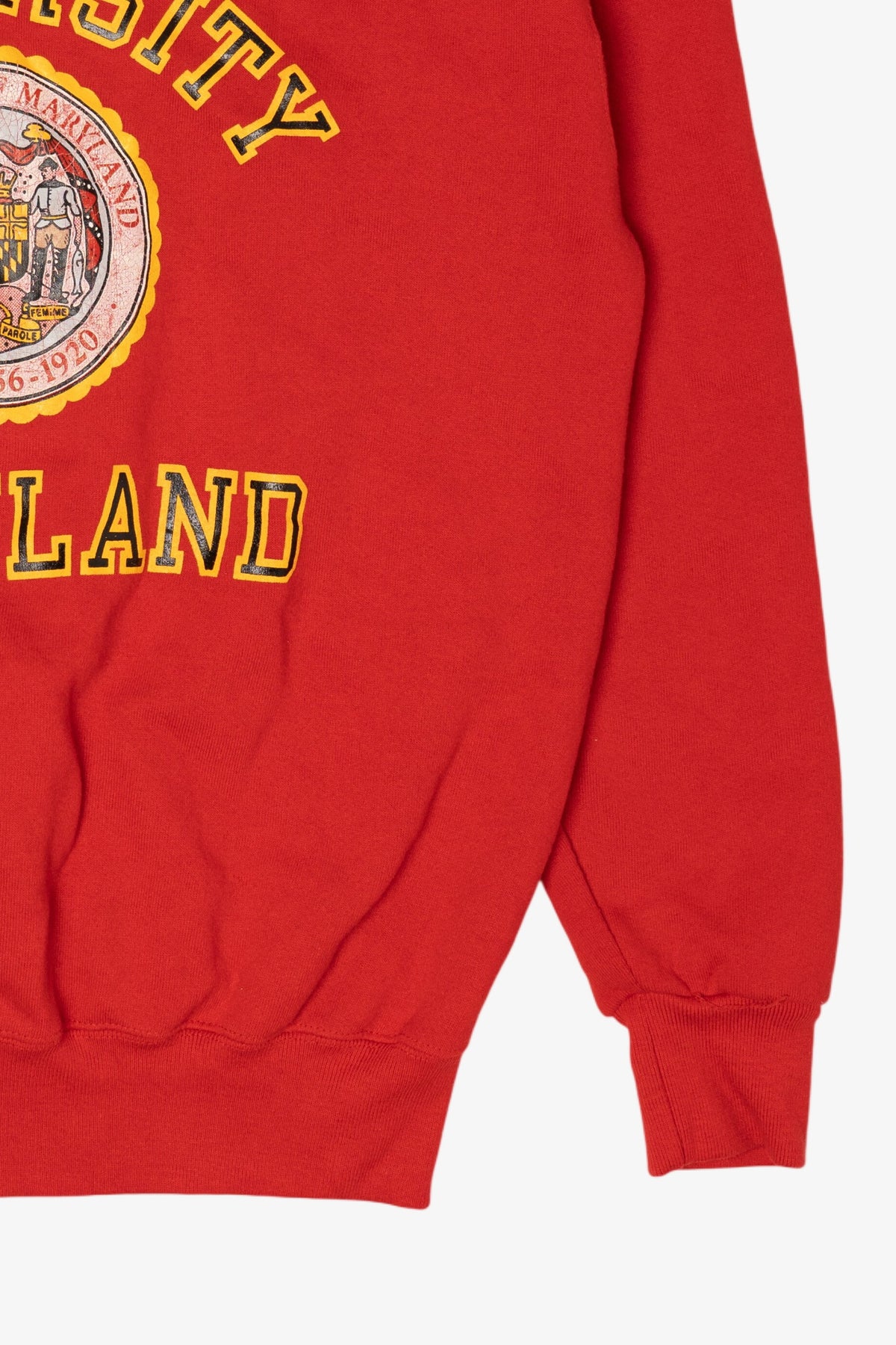 Vintage Red University Of Maryland Sweatshirt (1990s)