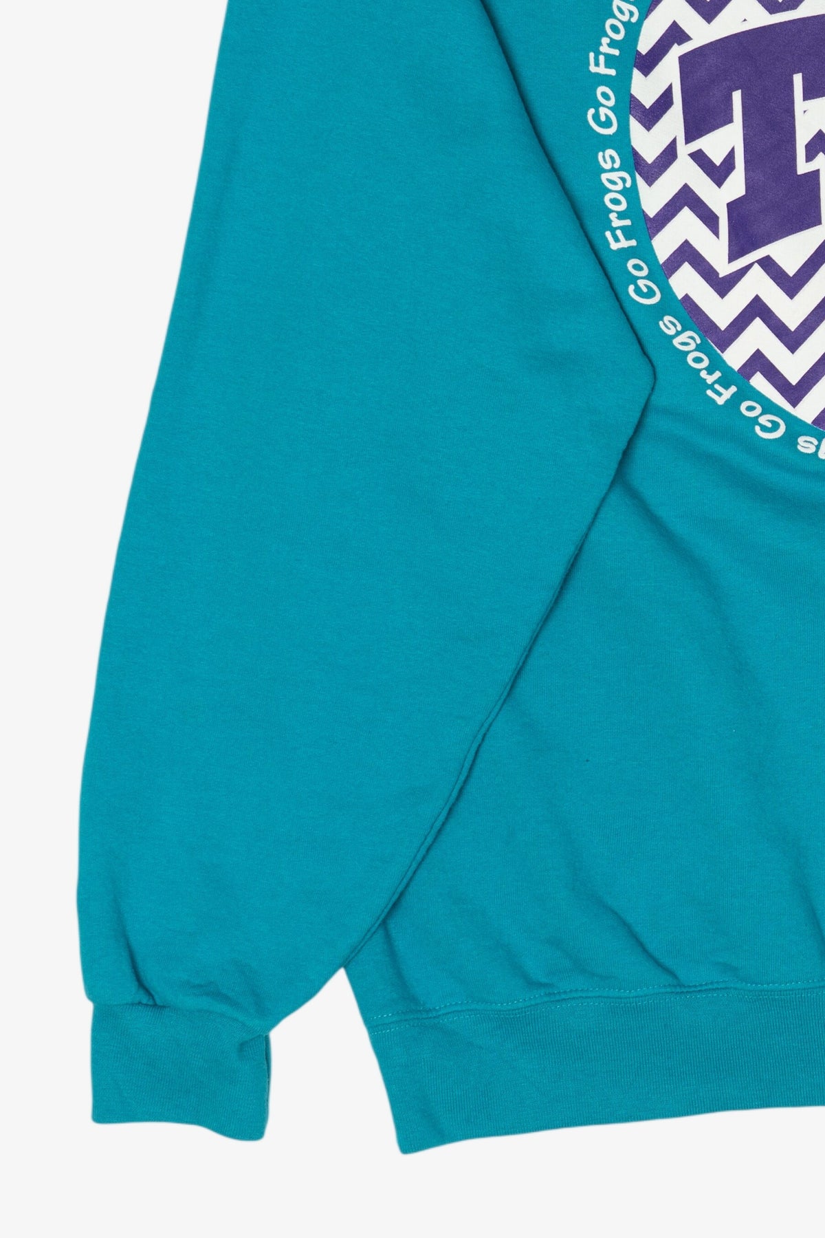 Vintage Teal Texas Christian University "Go Frogs" Sweatshirt (2000s)