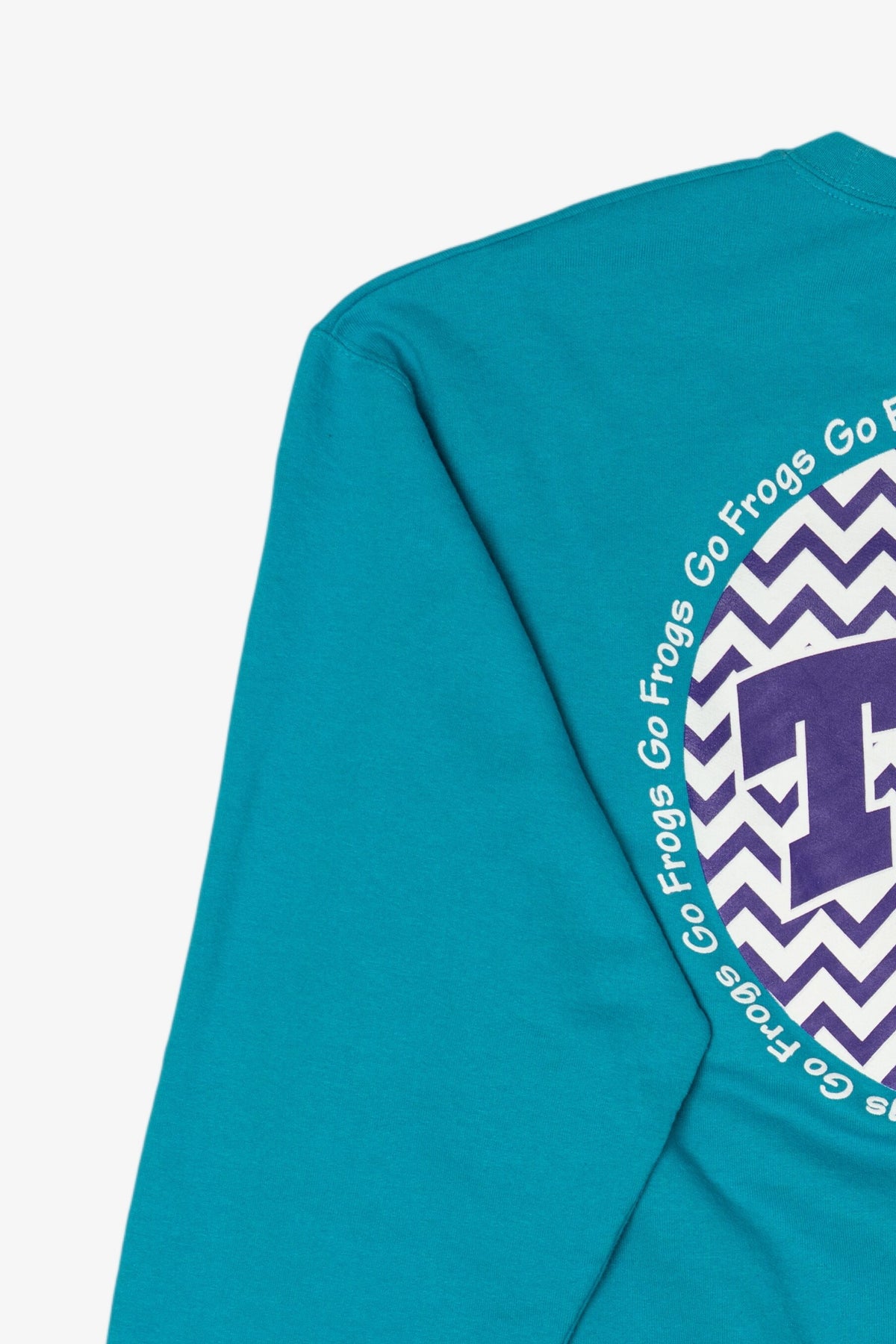 Vintage Teal Texas Christian University "Go Frogs" Sweatshirt (2000s)