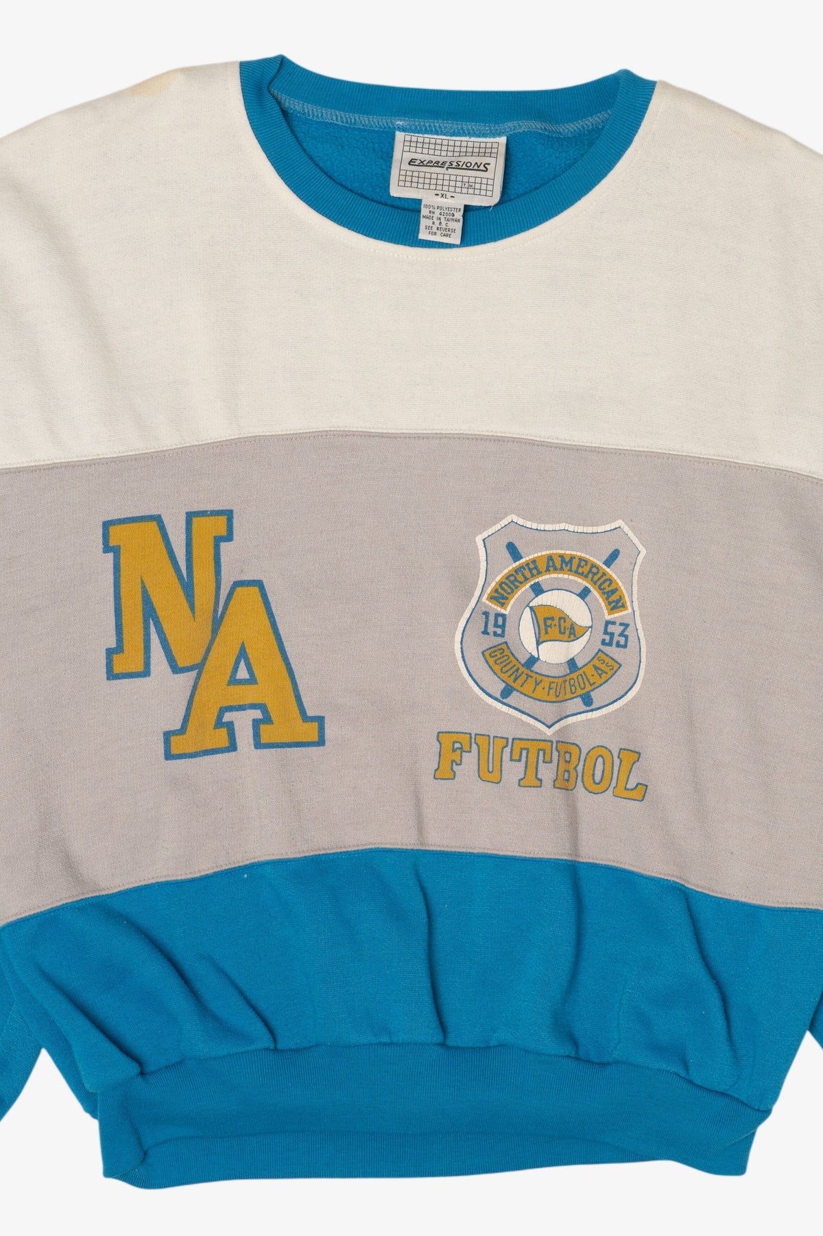Vintage North American County Futbol Sweatshirt (1980s)