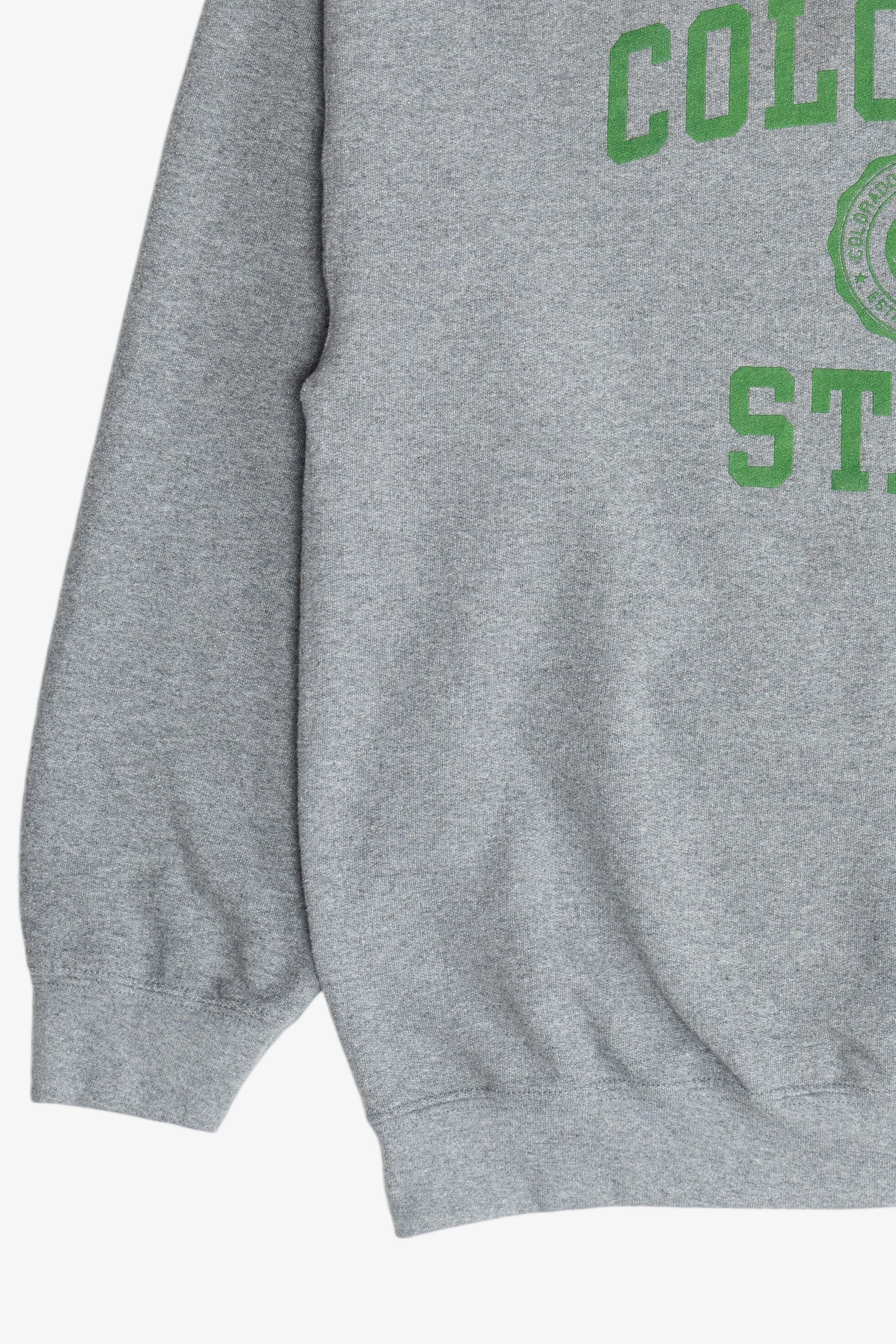 "Colorado State" Colorado State University Crest College Sweatshirt (2010s)