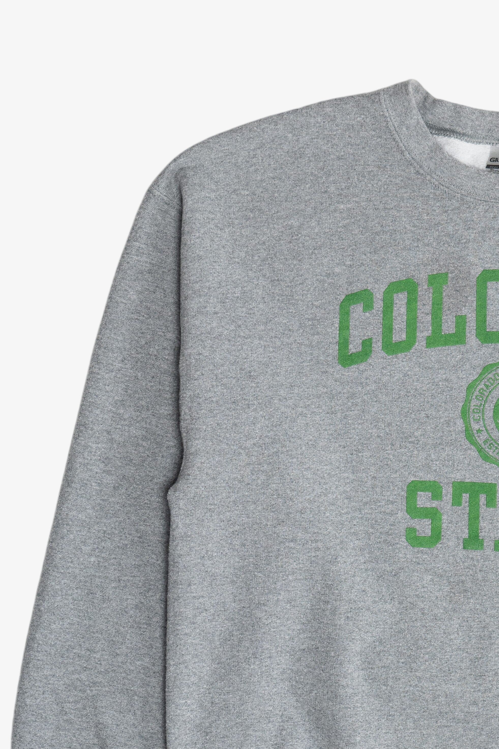 "Colorado State" Colorado State University Crest College Sweatshirt (2010s)