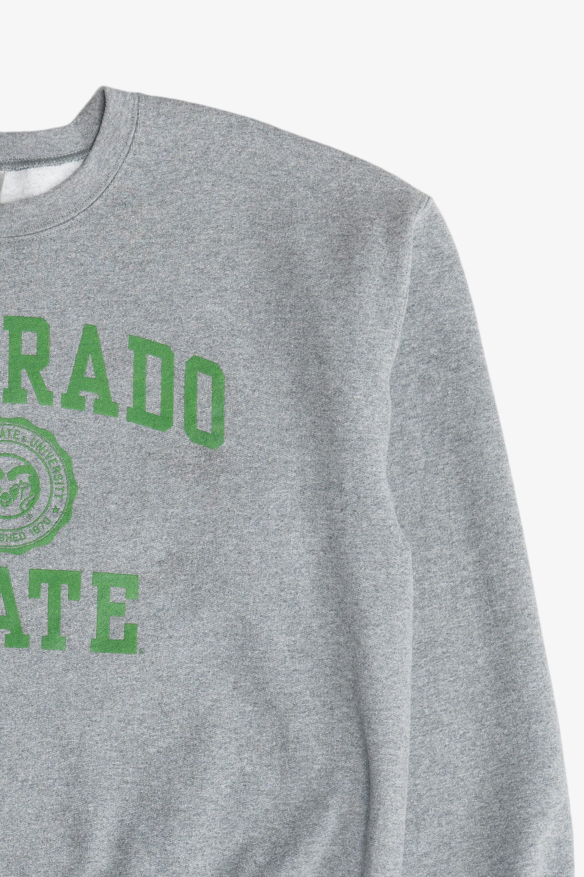 "Colorado State" Colorado State University Crest College Sweatshirt (2010s)
