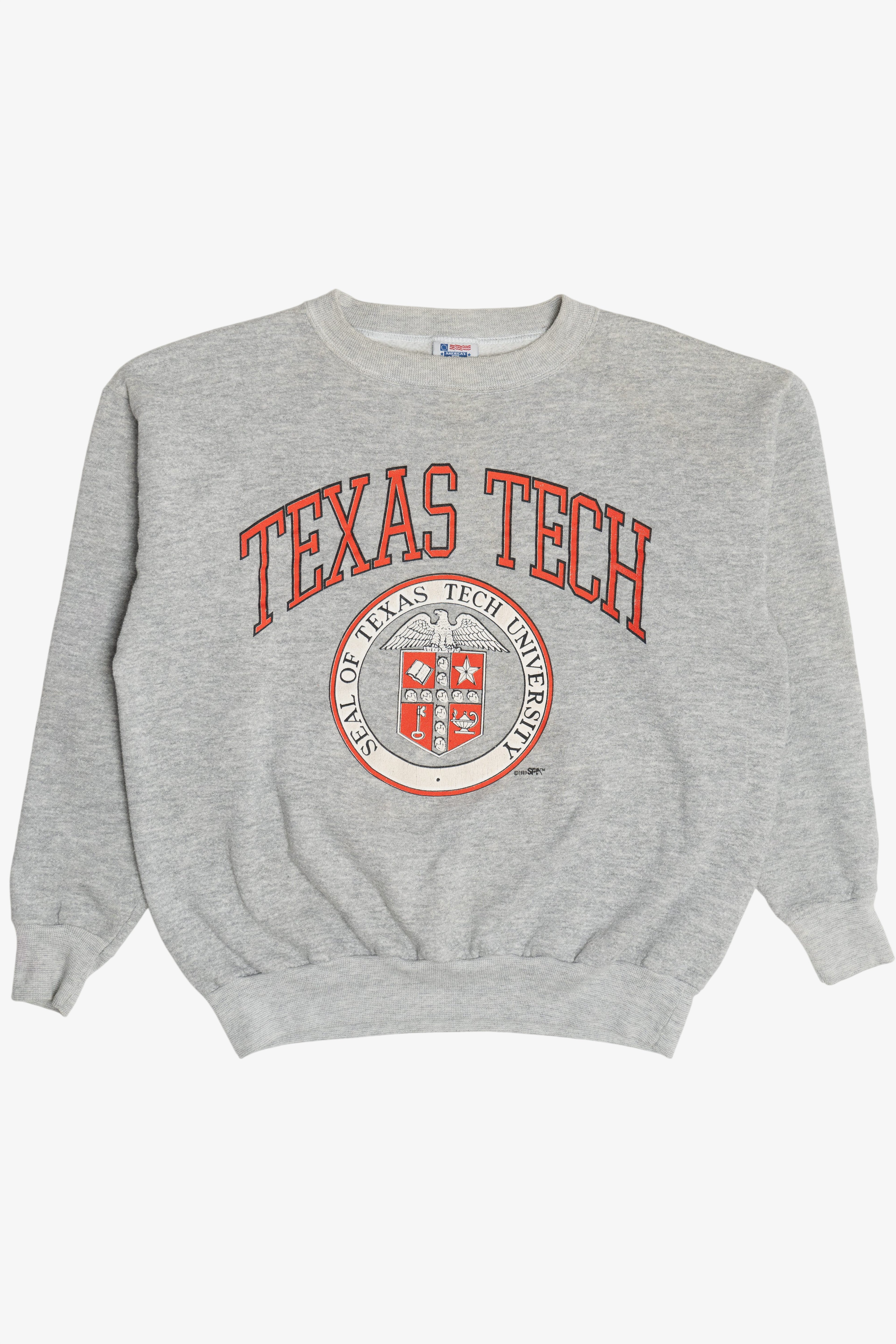 Vintage "Texas Tech" College Sweatshirt (1990s)