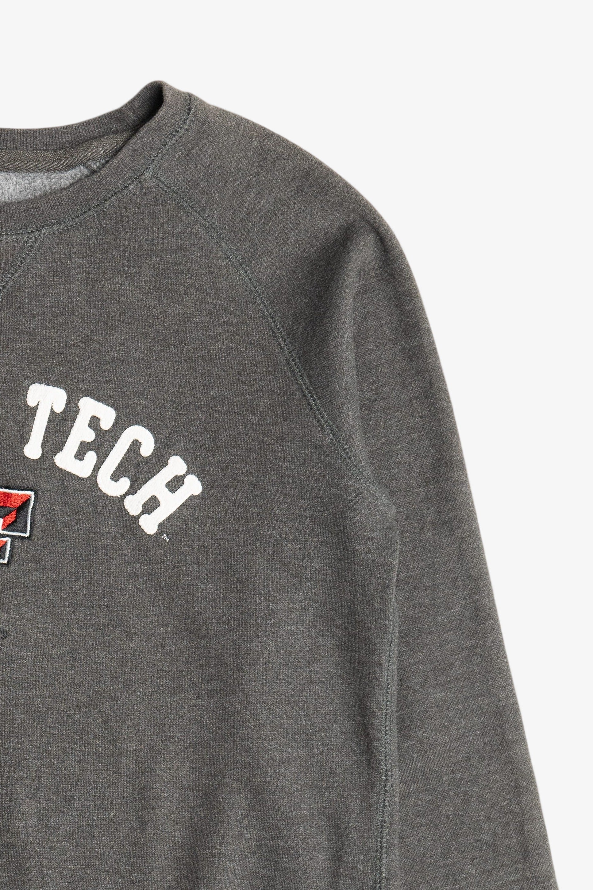 "Texas Tech" Embroidered Logo College Sweatshirt (2020s)