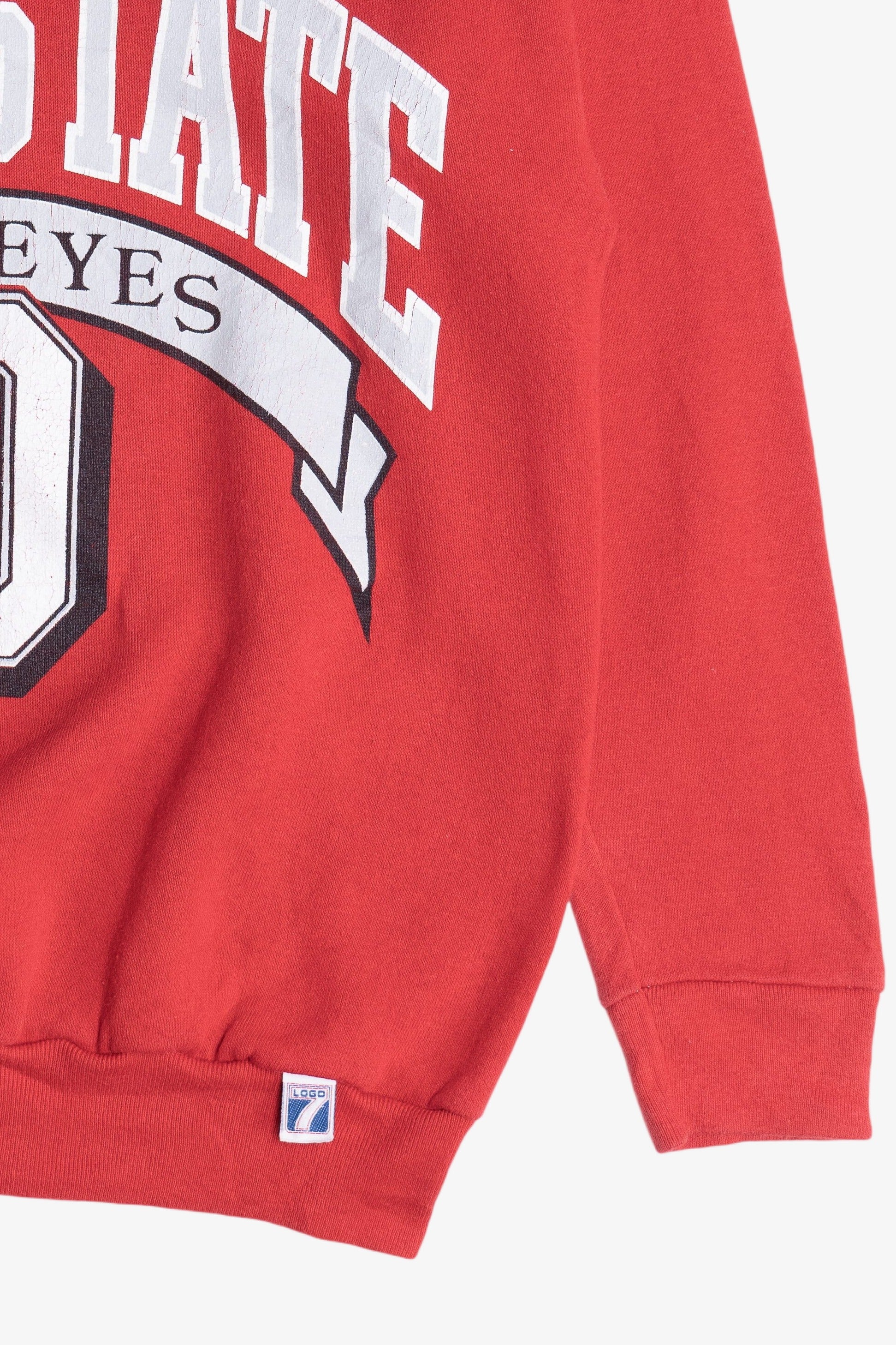 Vintage "Ohio State Buckeyes" Ohio State University Logo 7 Sweatshirt (1990s)