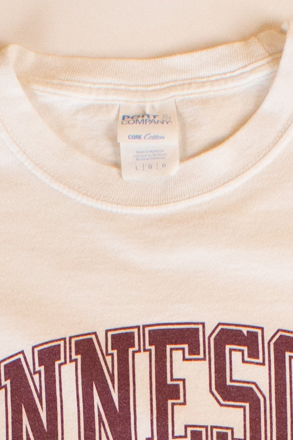 White Minnesota Goldy Gopher T-Shirt (2010s)