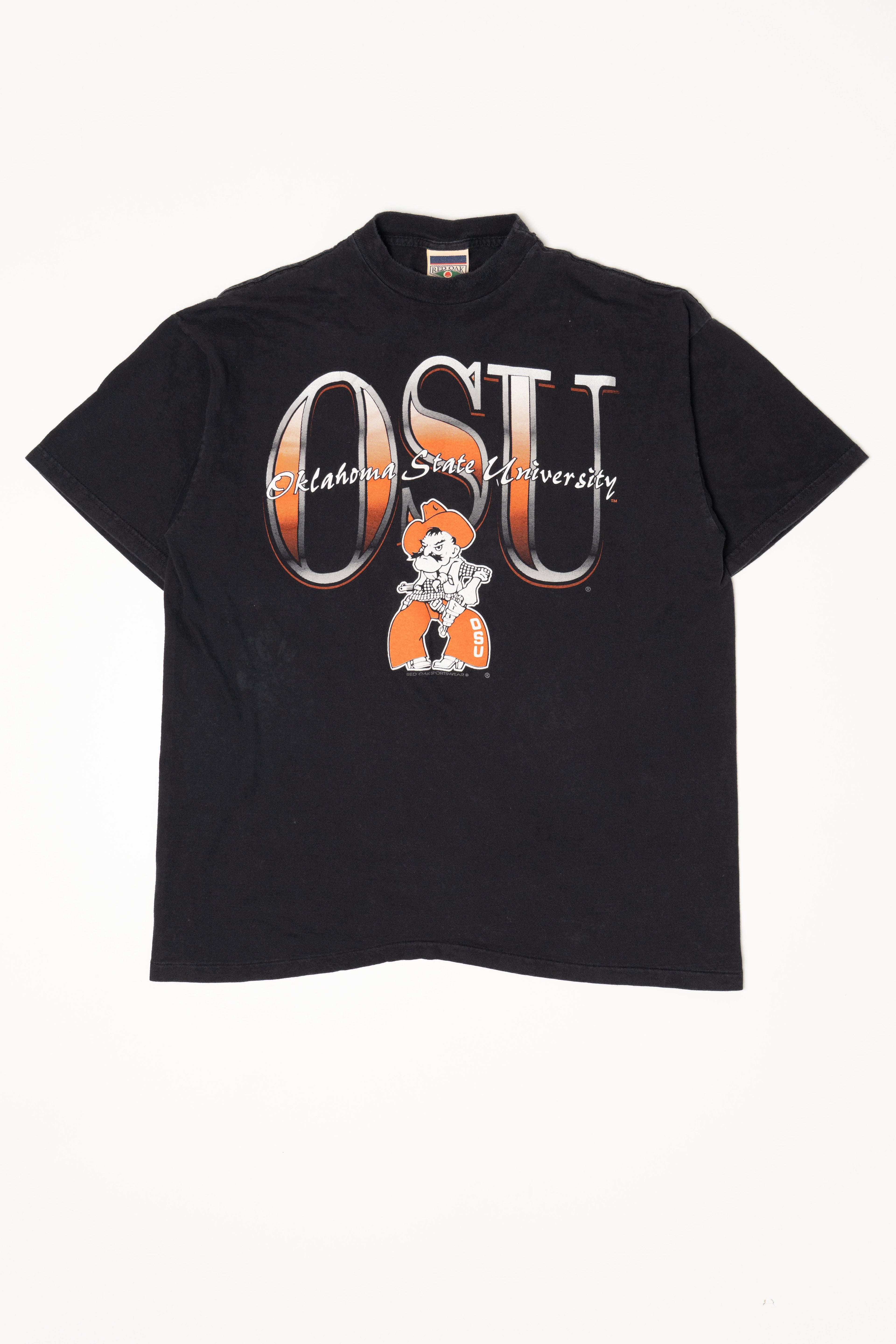 Vintage Oklahoma State University Red Oak T-Shirt (1990s)