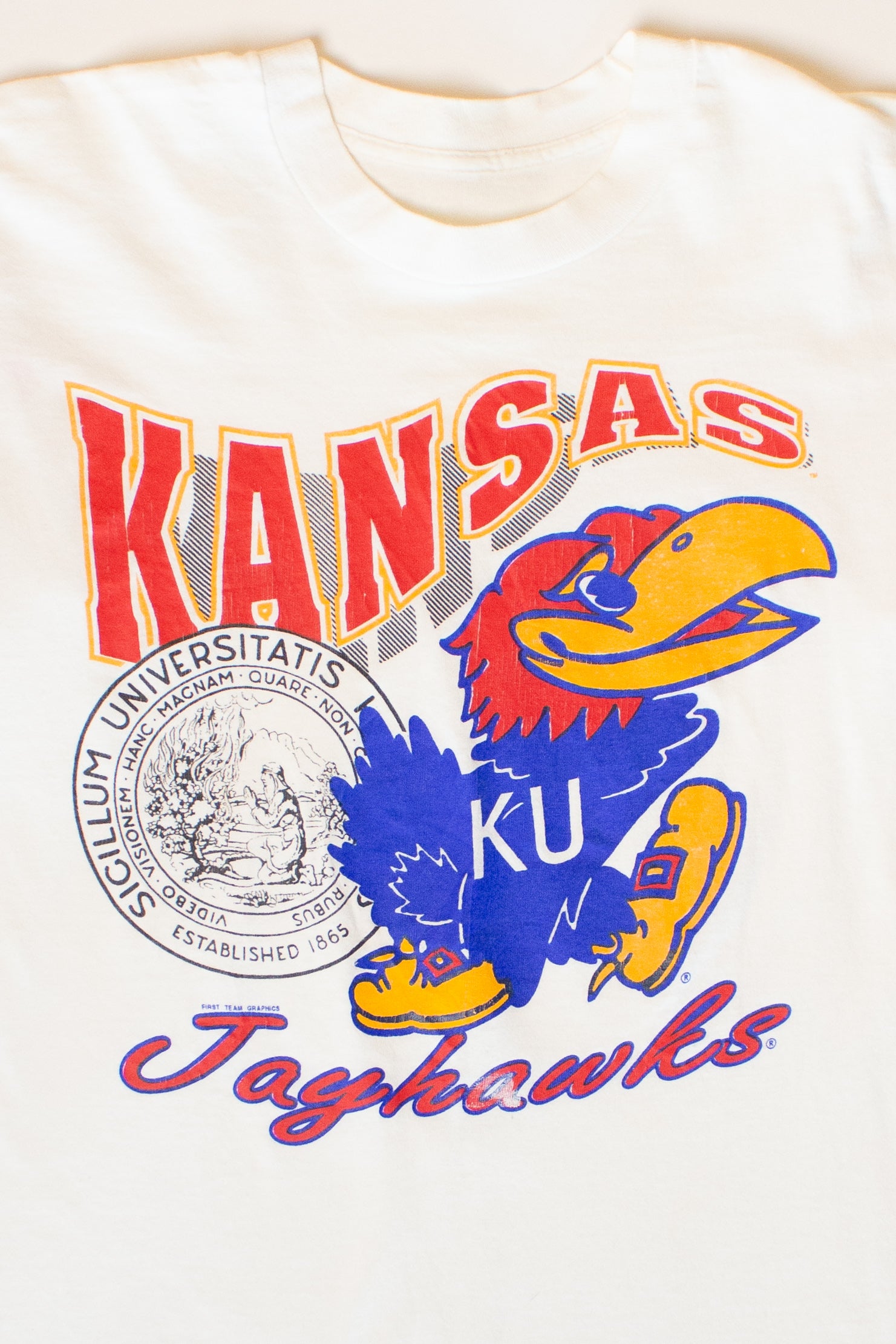 Vintage Kansas Jayhawks T-Shirt (1990s)